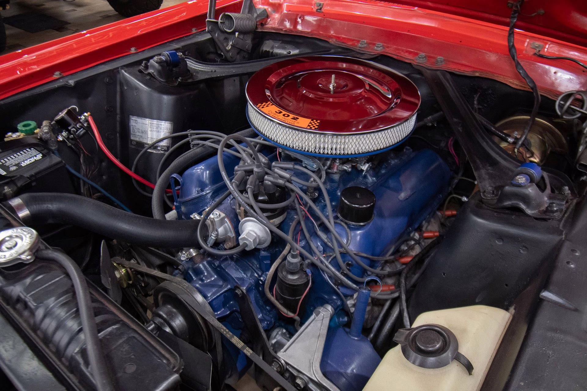 1968 Red Ford Mustang