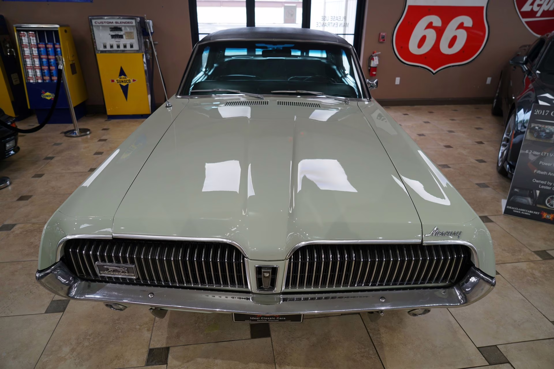 1968 Seafoam Green Mercury Cougar