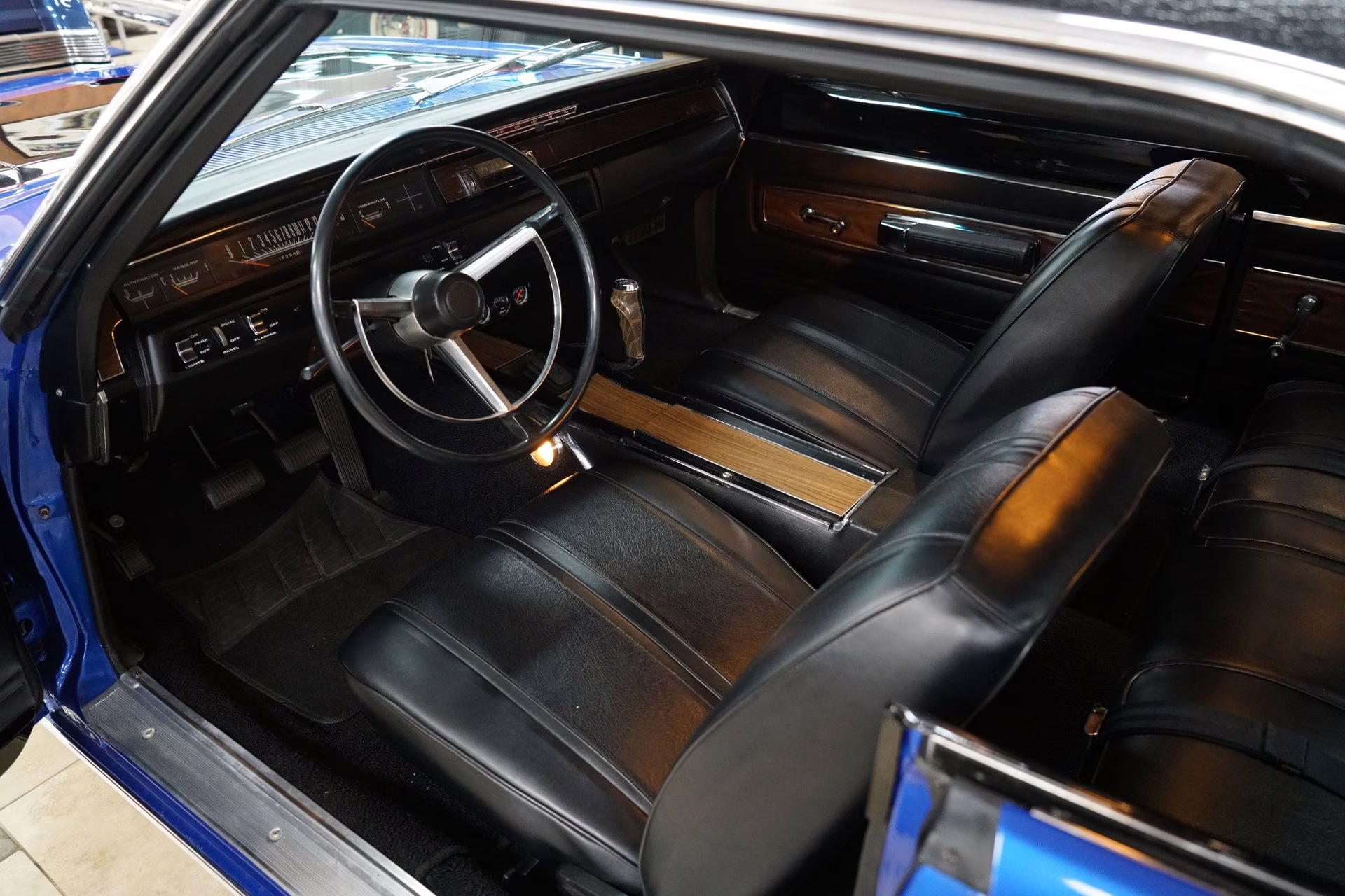 1968 Metallic Blue Plymouth GTX