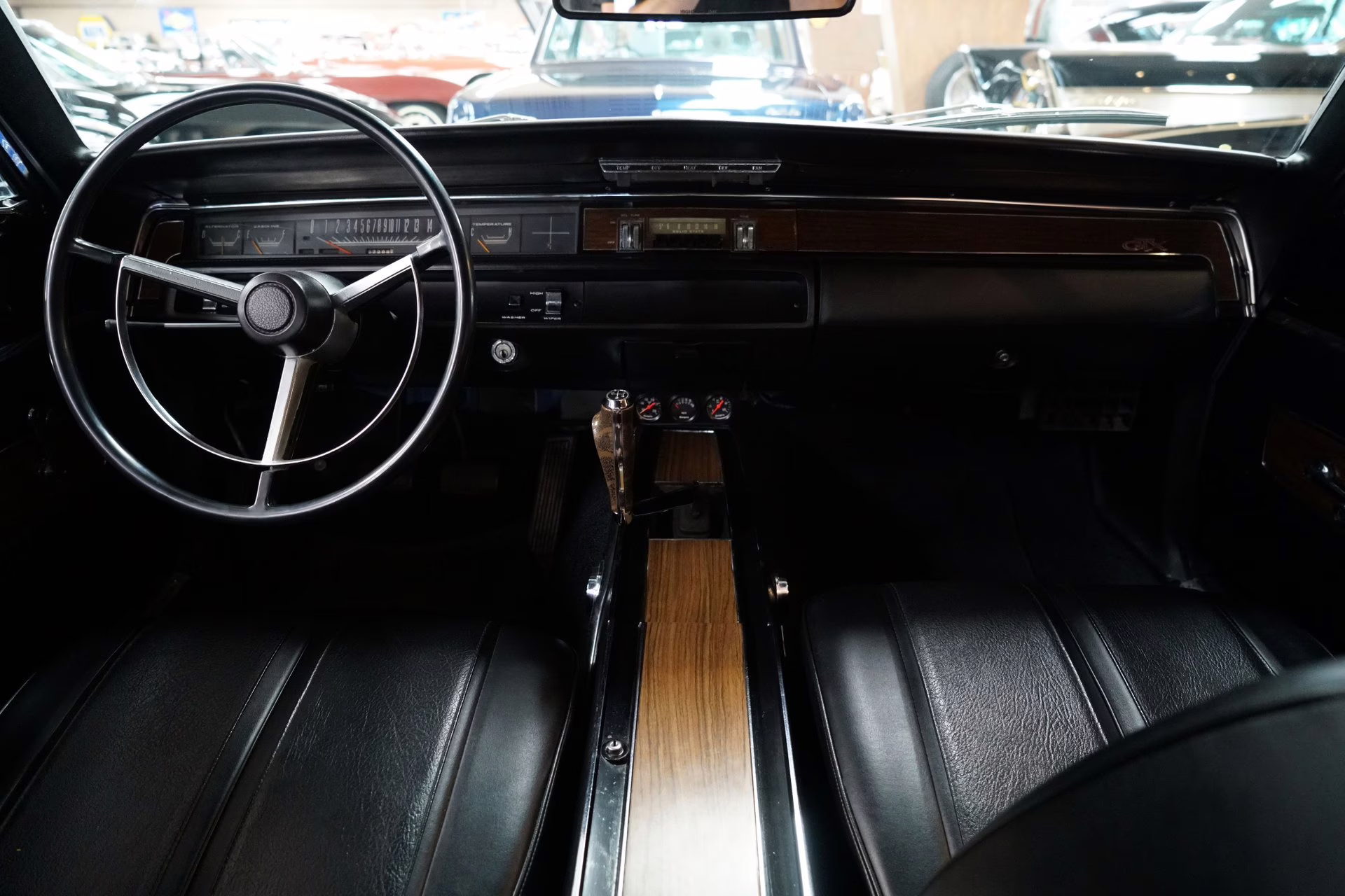 1968 Metallic Blue Plymouth GTX