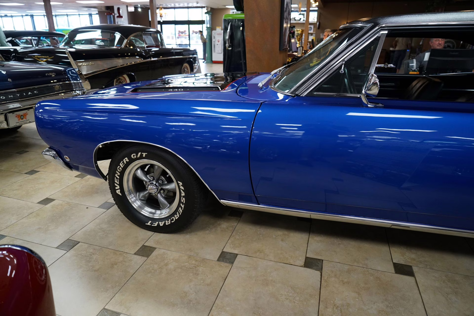 1968 Metallic Blue Plymouth GTX