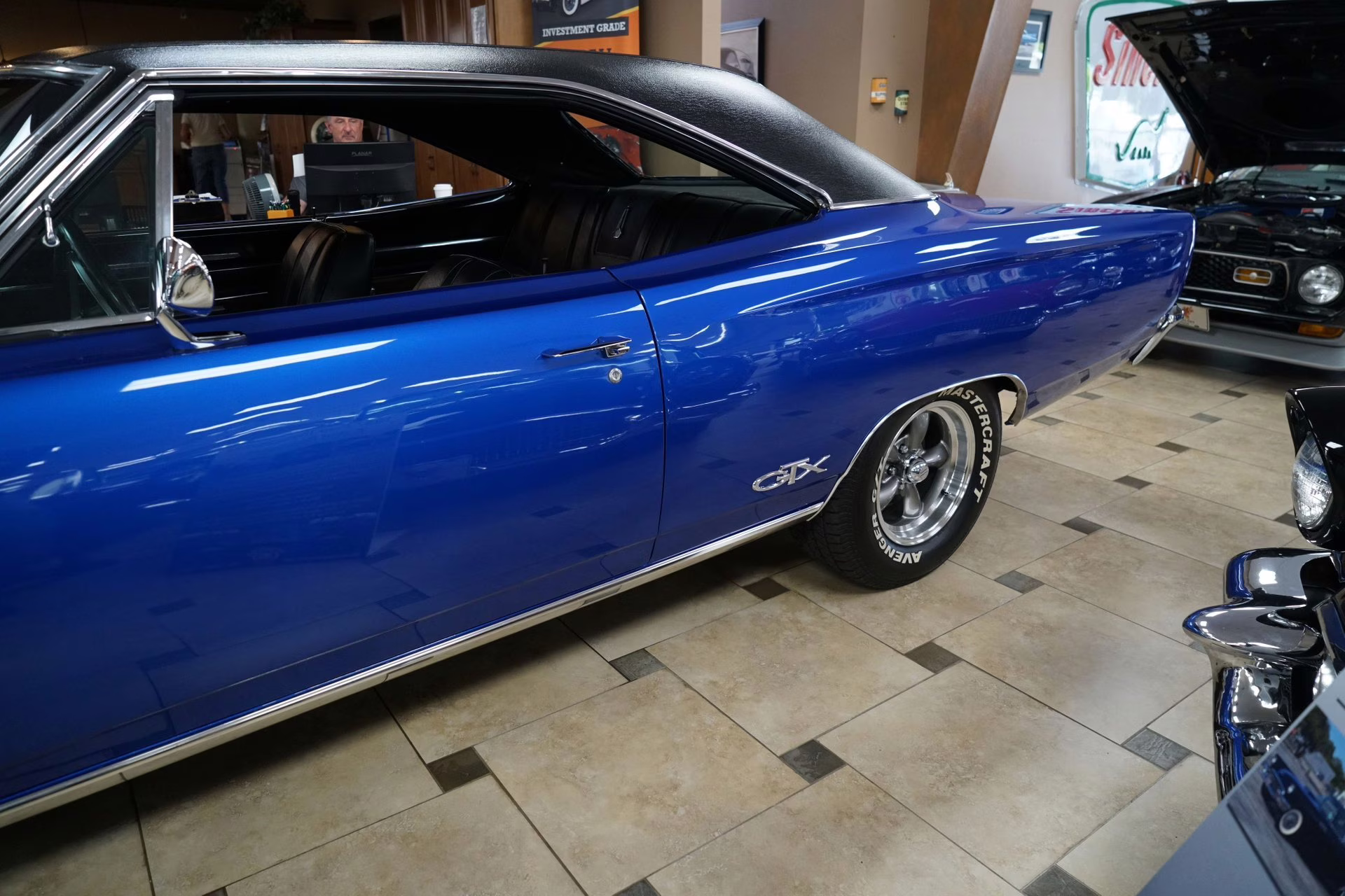 1968 Metallic Blue Plymouth GTX