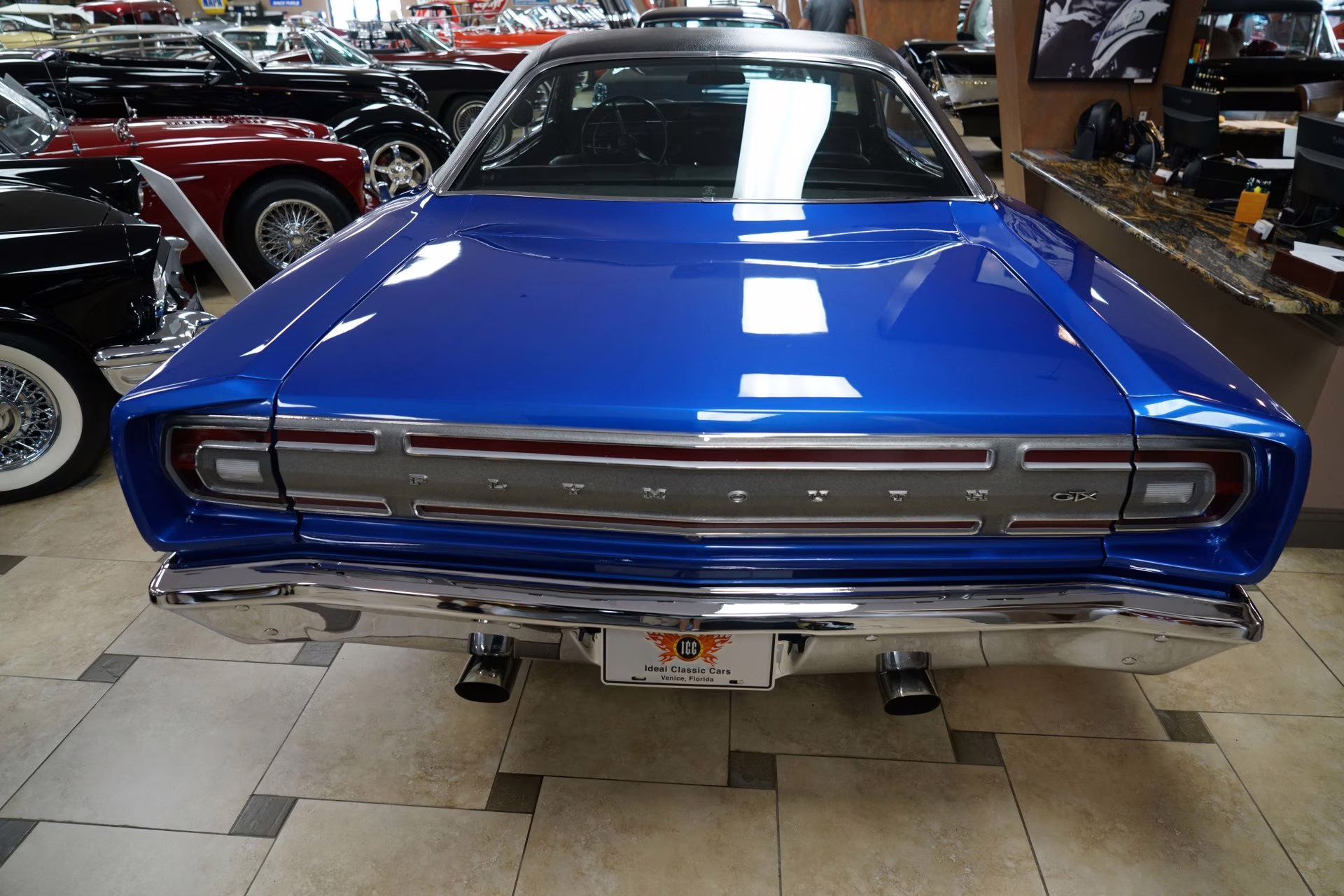 1968 Metallic Blue Plymouth GTX