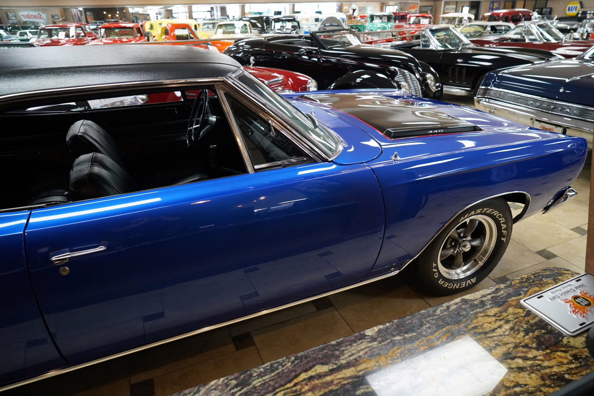 1968 Metallic Blue Plymouth GTX