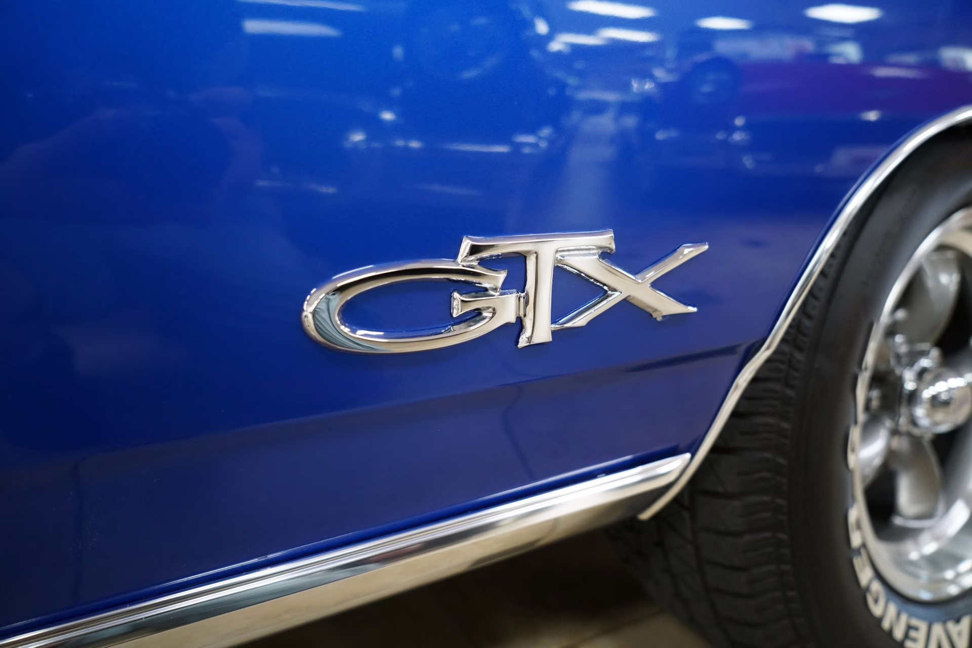 1968 Metallic Blue Plymouth GTX