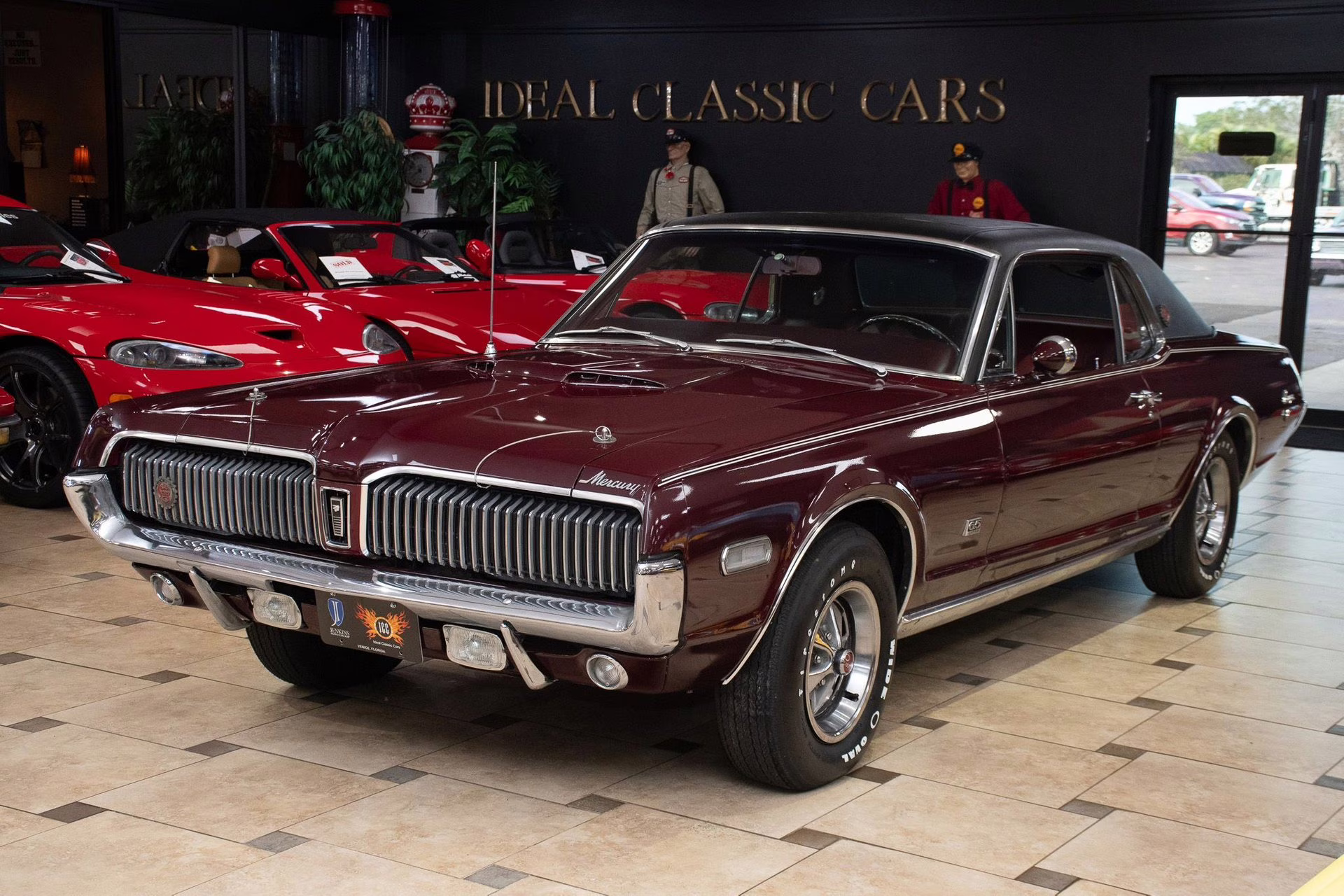 1968 Black Cherry Mercury Cougar