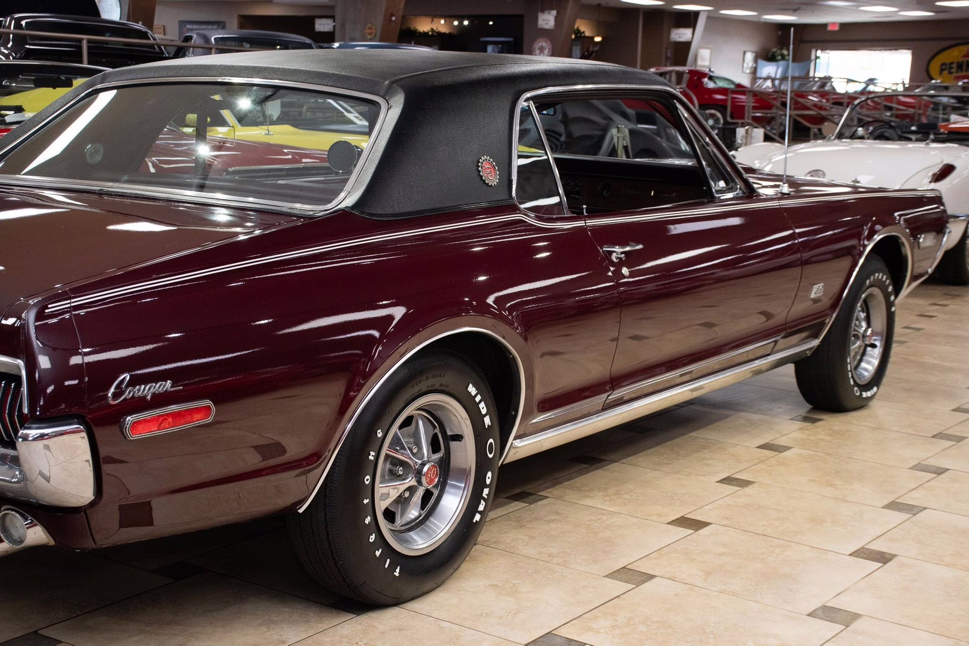1968 Black Cherry Mercury Cougar