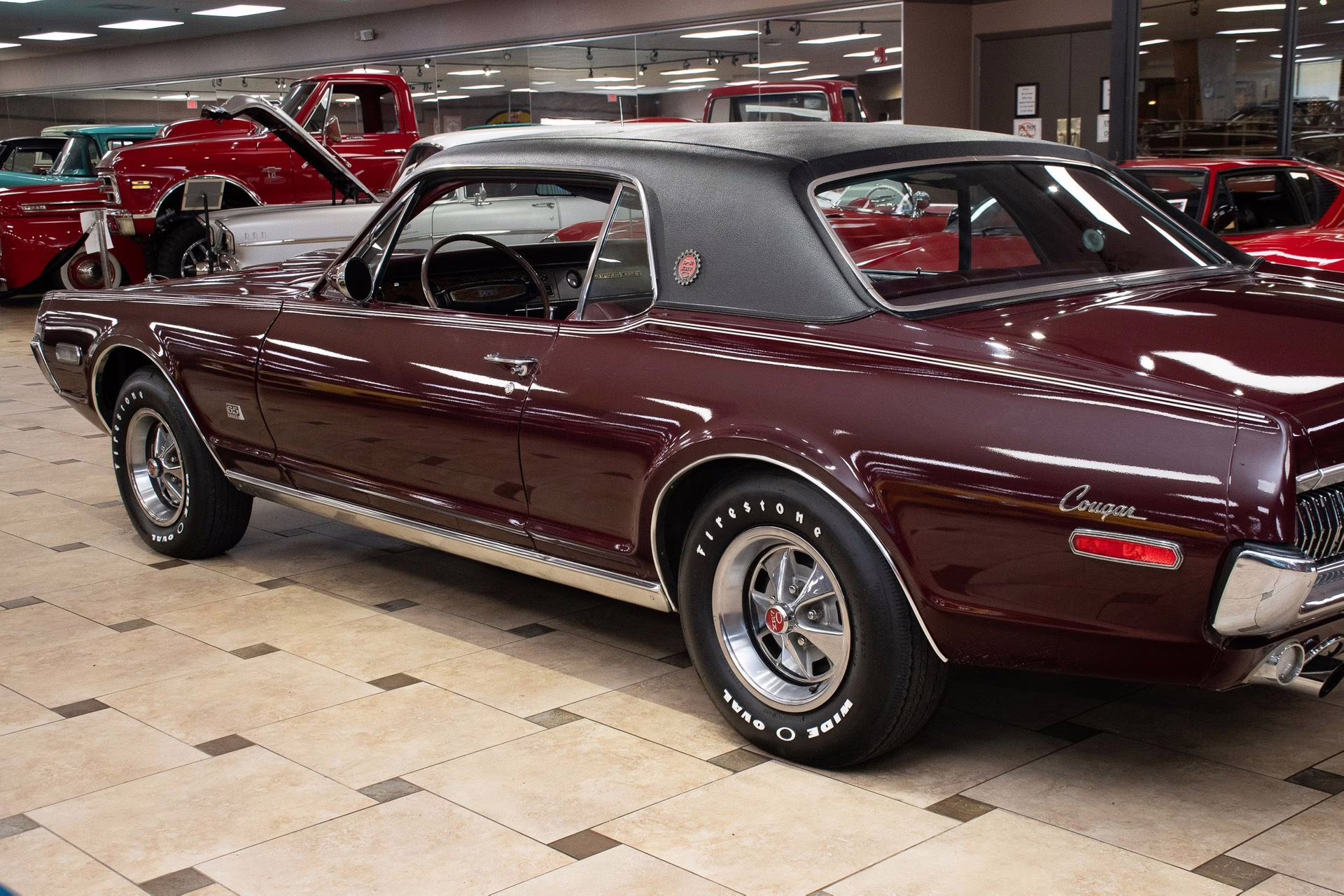 1968 Black Cherry Mercury Cougar