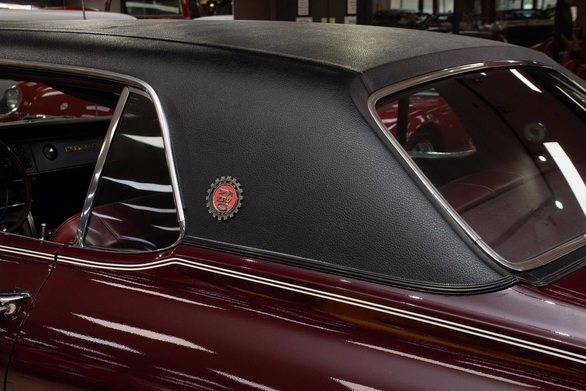 1968 Black Cherry Mercury Cougar