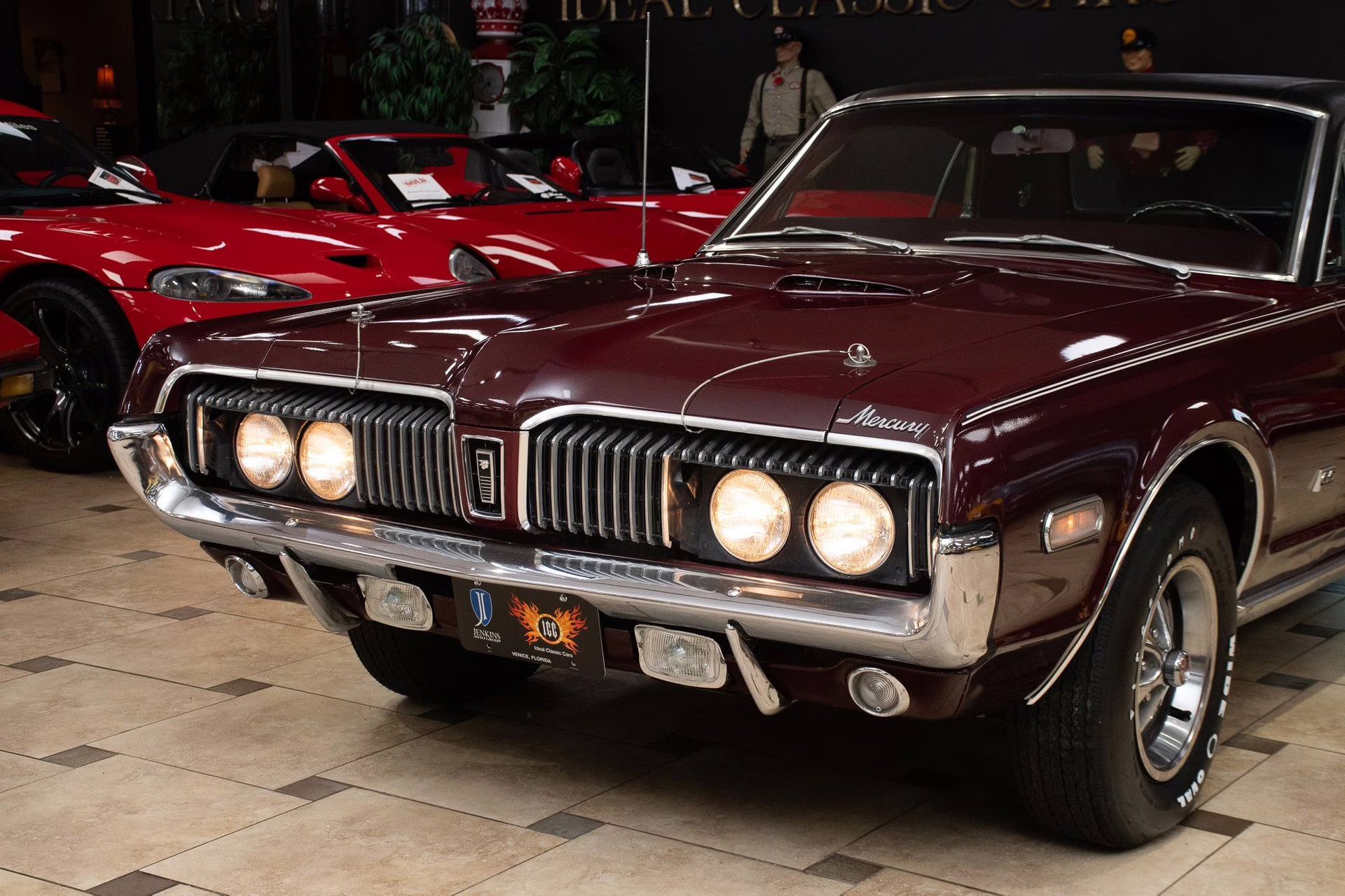 1968 Black Cherry Mercury Cougar