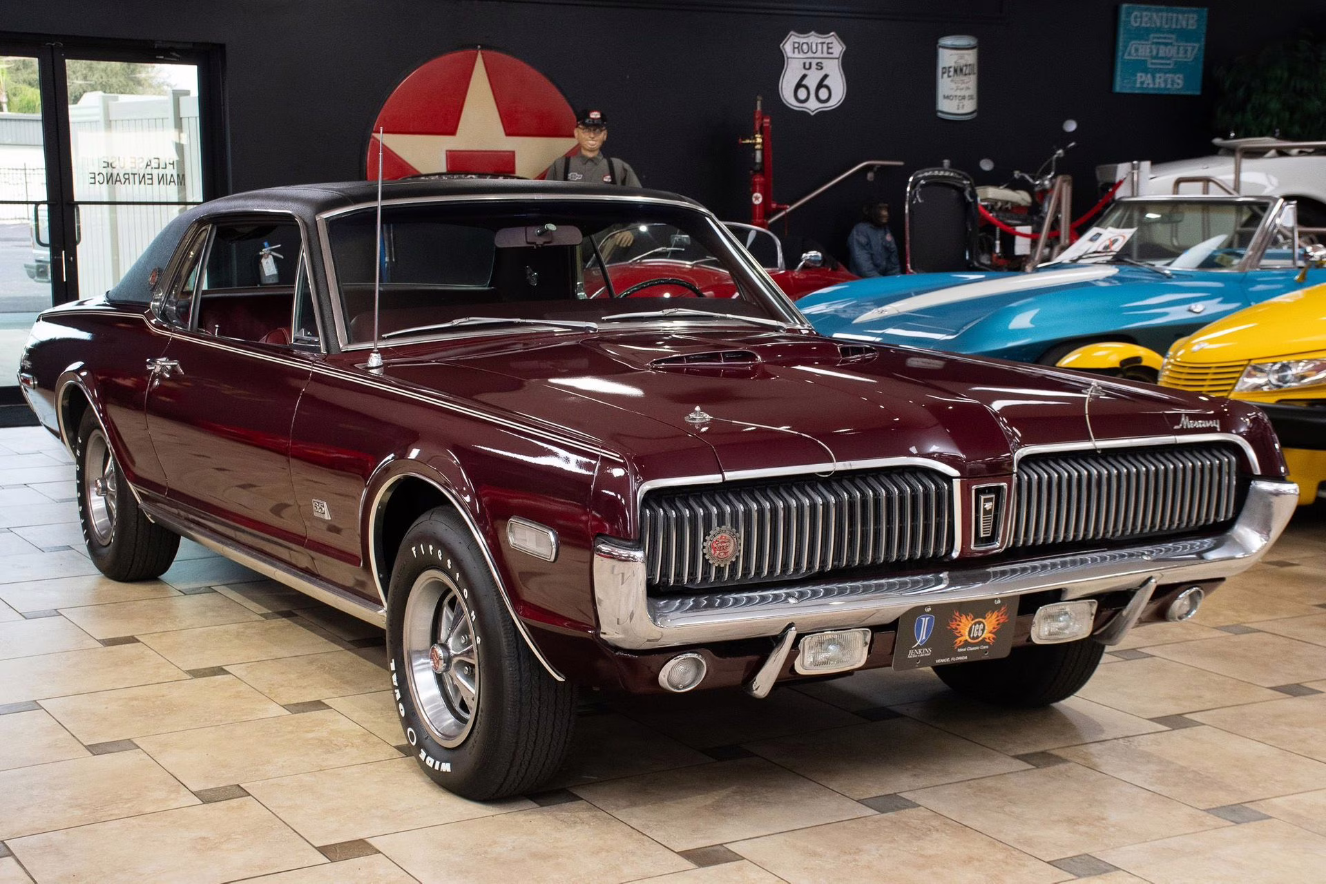 1968 Black Cherry Mercury Cougar
