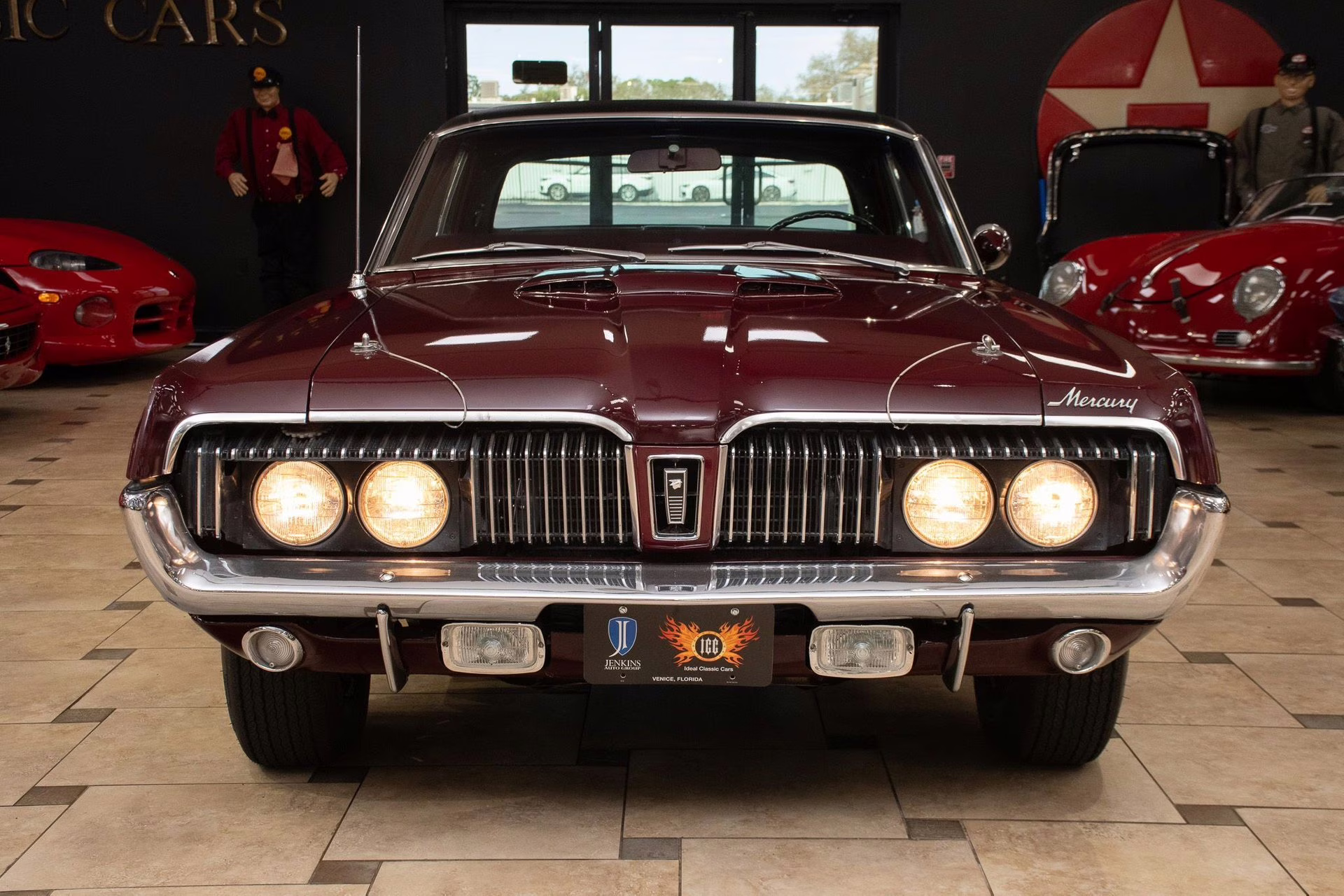 1968 Black Cherry Mercury Cougar
