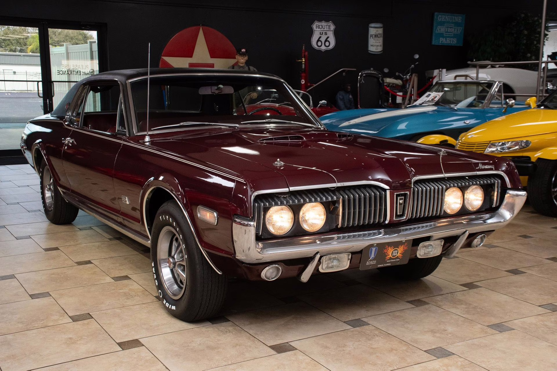1968 Black Cherry Mercury Cougar