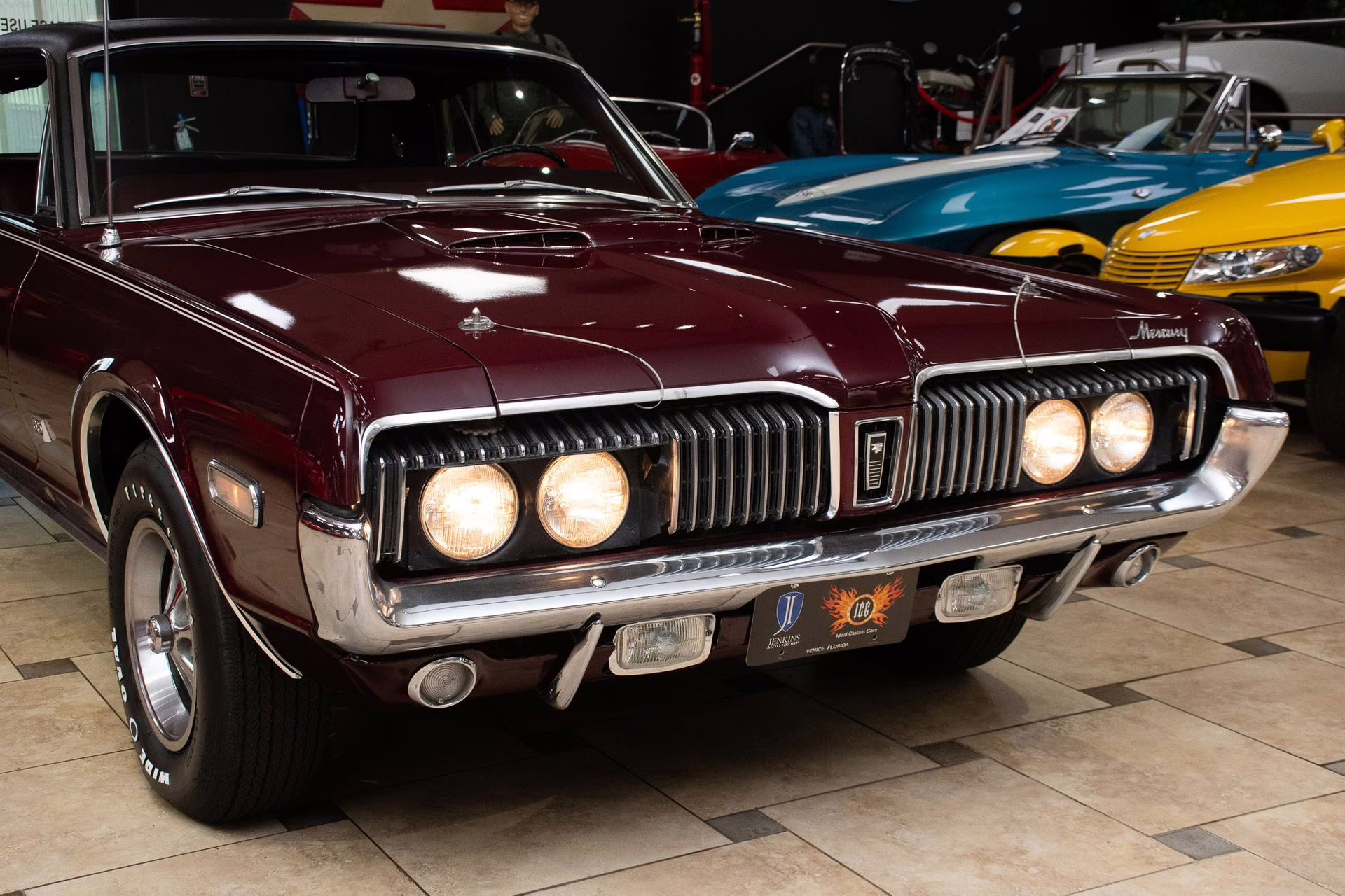 1968 Black Cherry Mercury Cougar