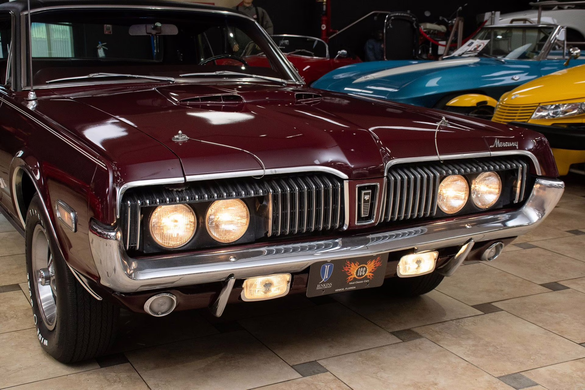 1968 Black Cherry Mercury Cougar