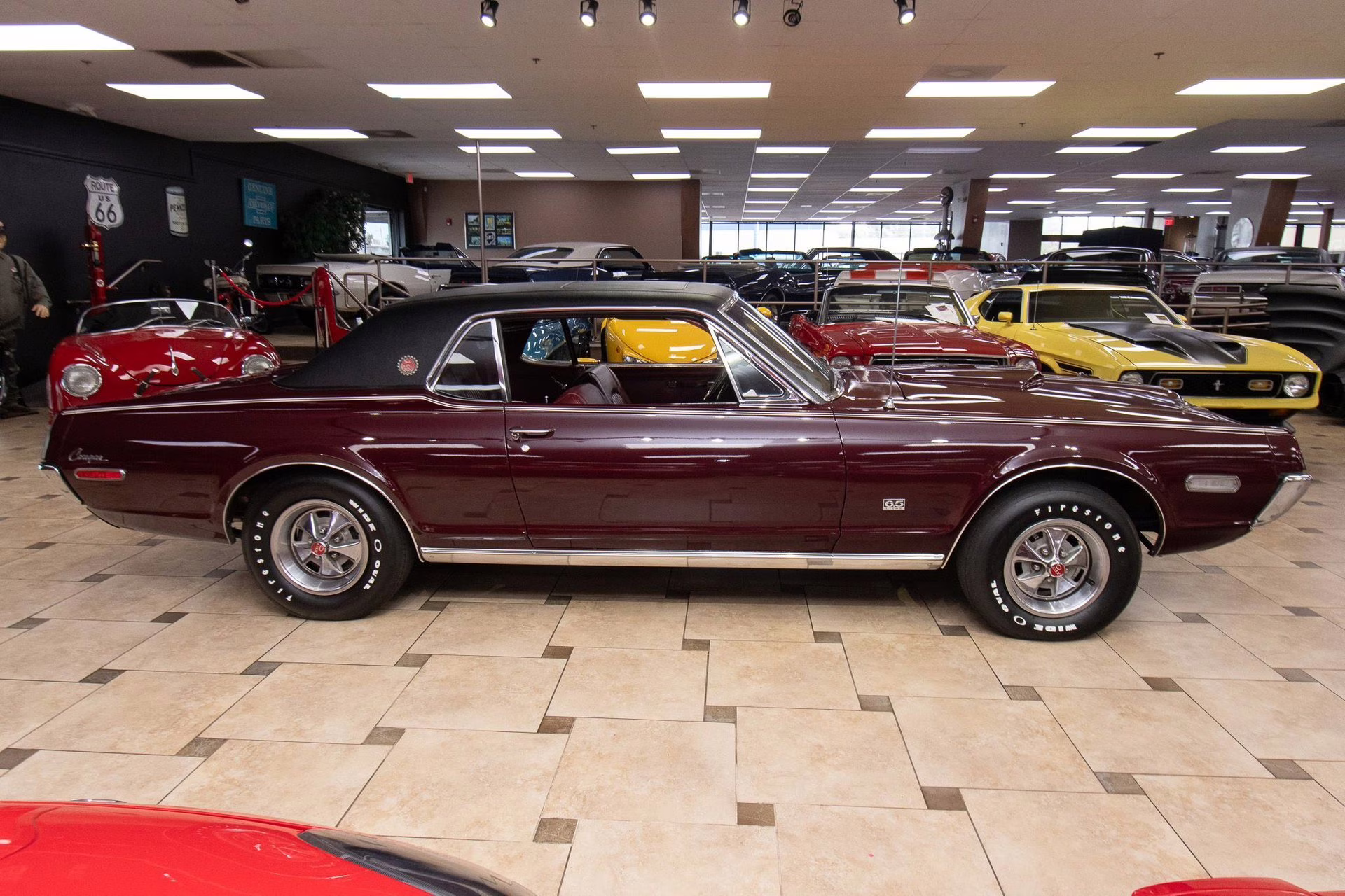 1968 Black Cherry Mercury Cougar