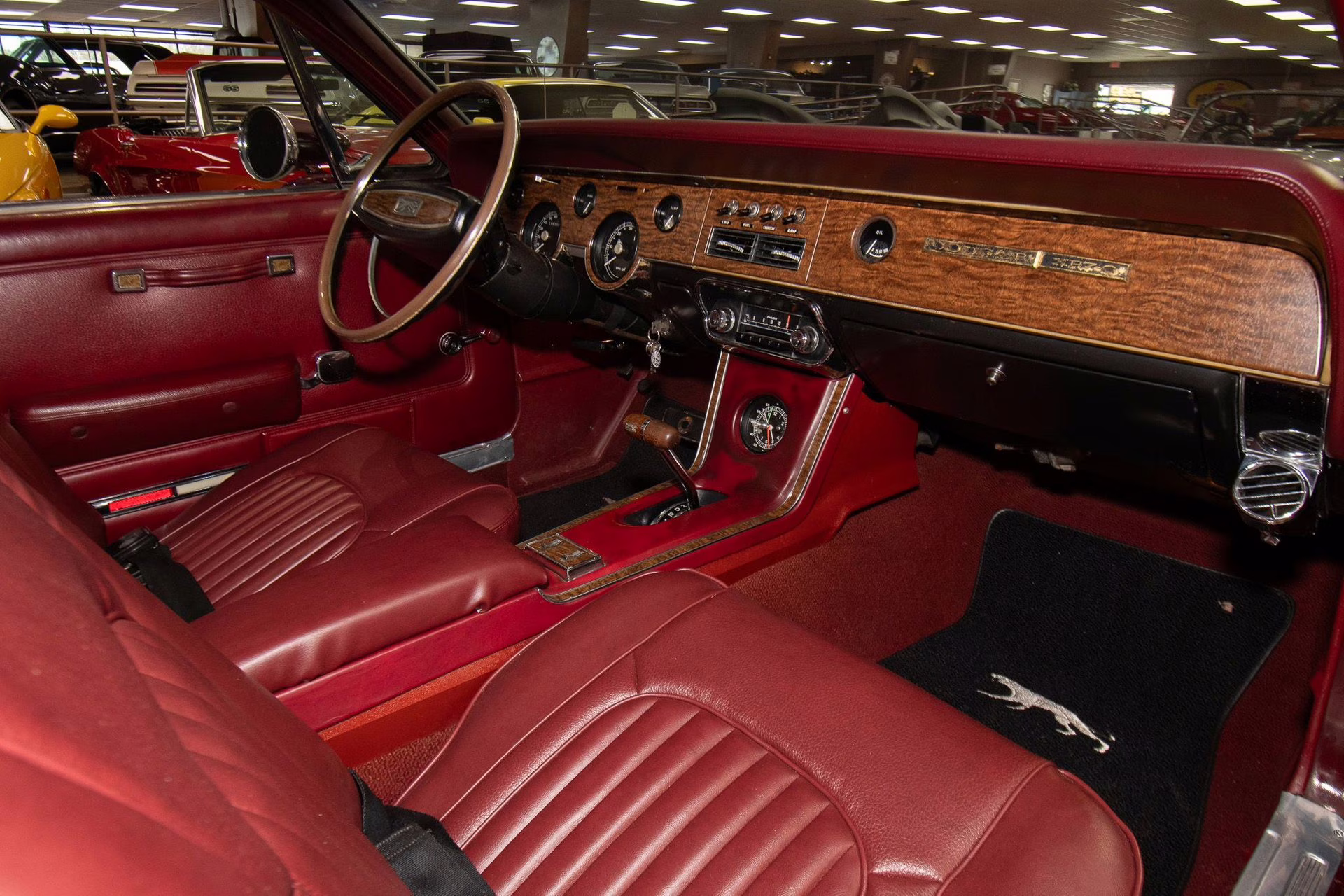 1968 Black Cherry Mercury Cougar