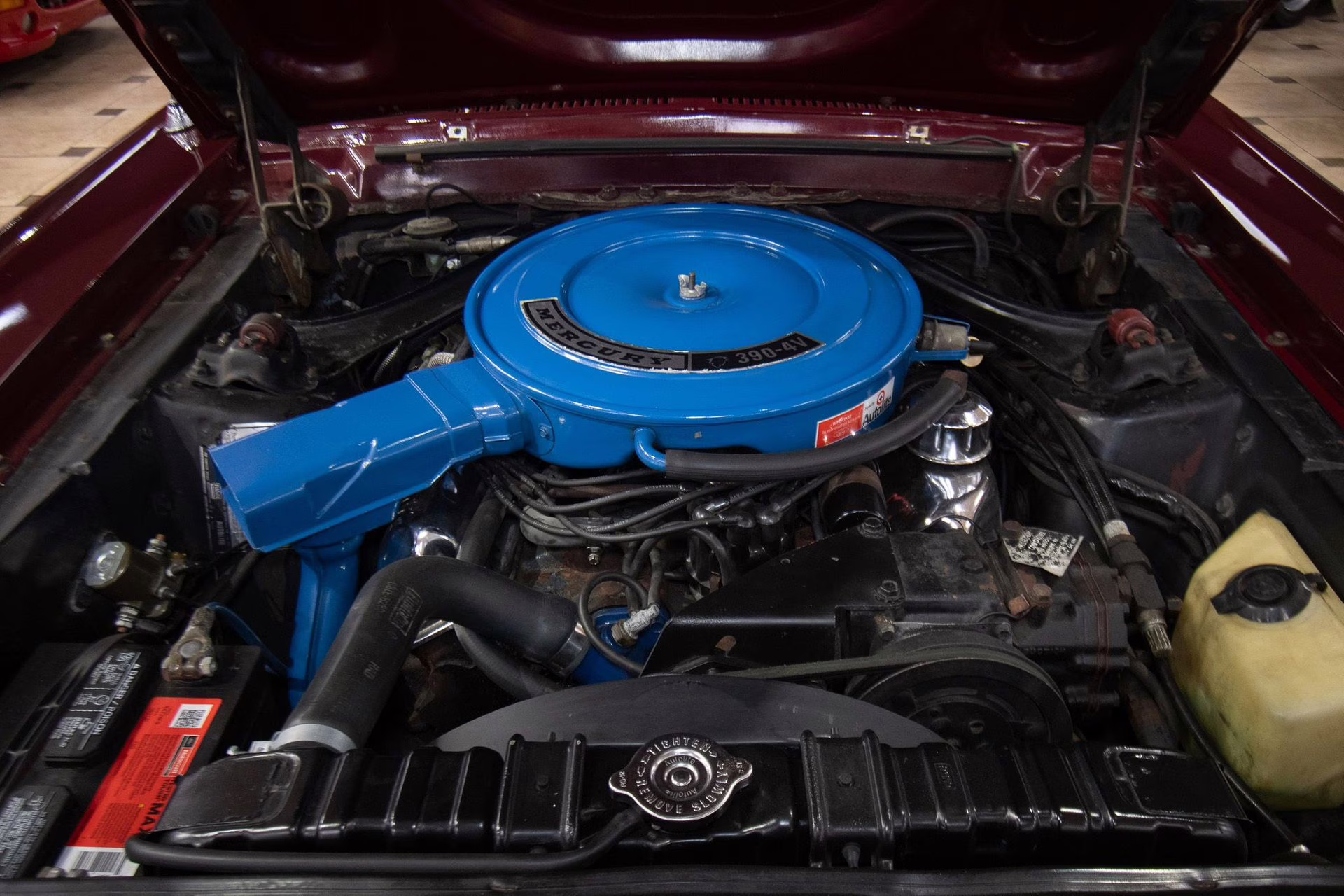 1968 Black Cherry Mercury Cougar