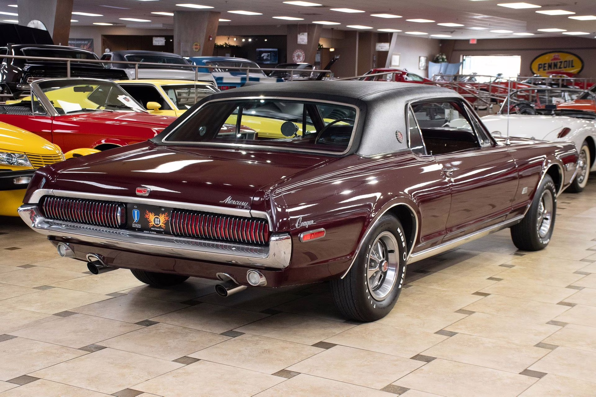 1968 Black Cherry Mercury Cougar