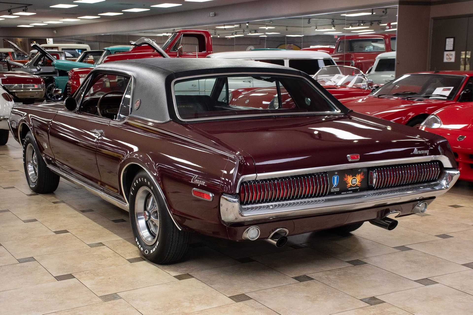 1968 Black Cherry Mercury Cougar