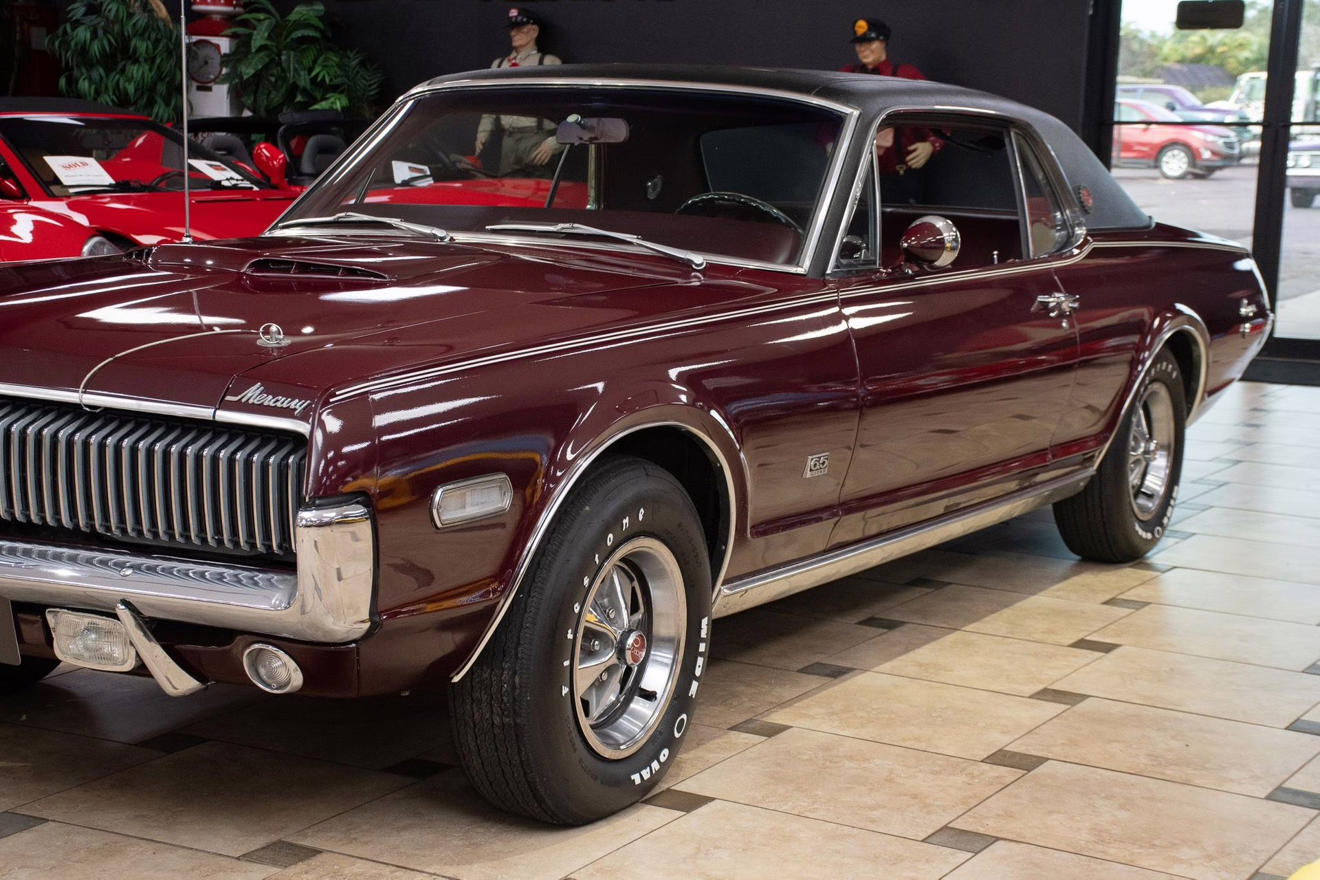 1968 Black Cherry Mercury Cougar