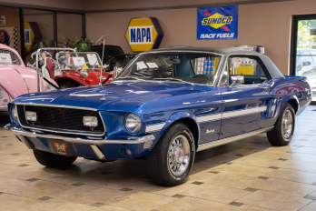1968 Acapulco Blue Ford Mustang