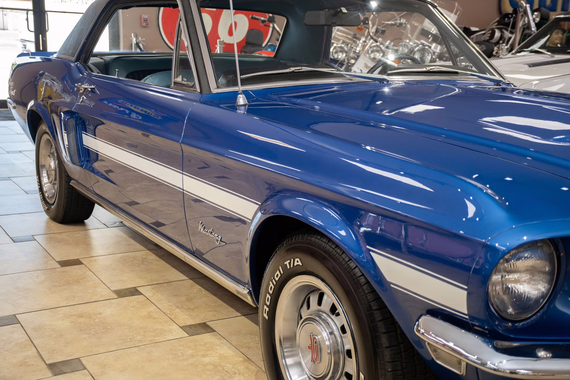1968 Acapulco Blue Ford Mustang