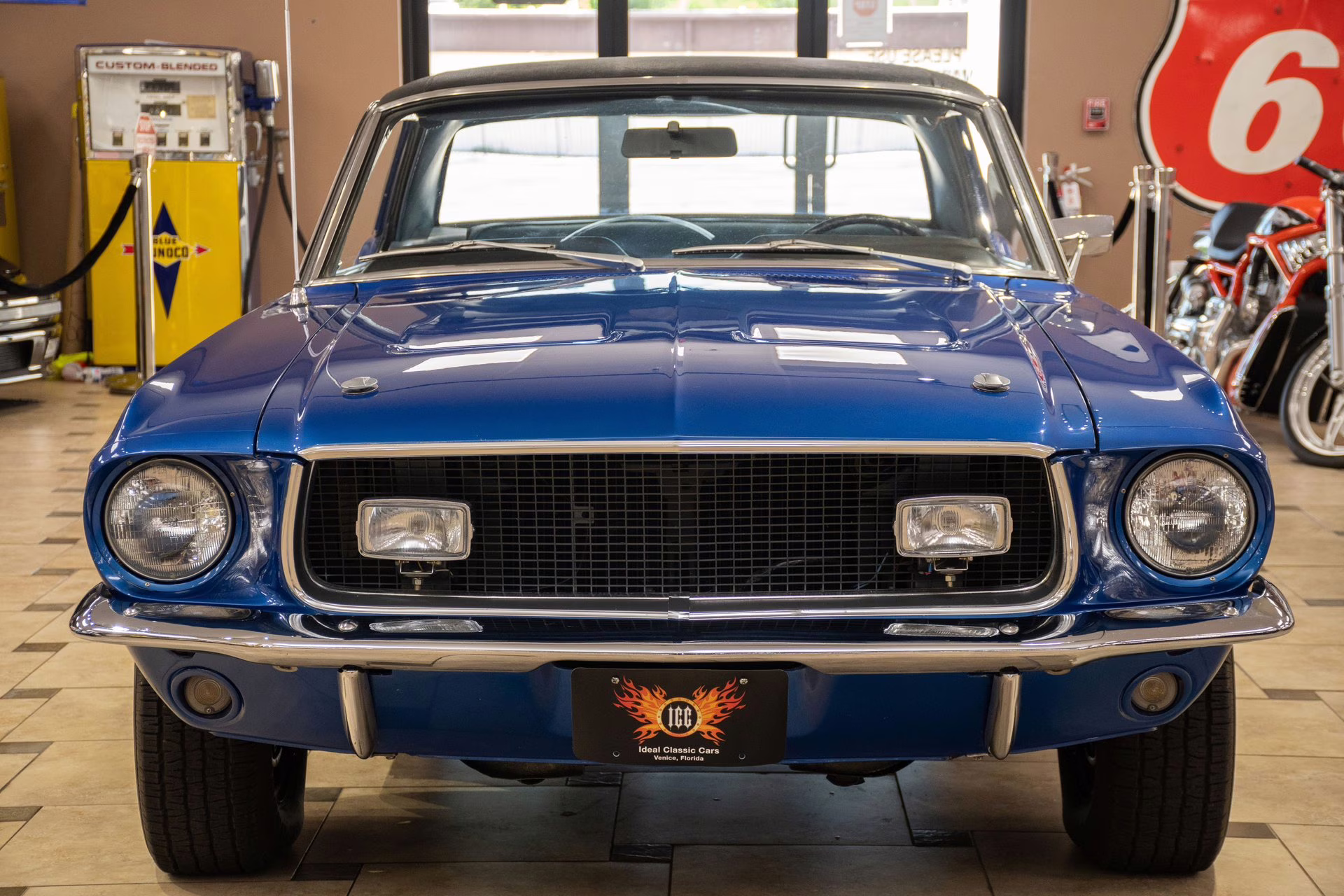 1968 Acapulco Blue Ford Mustang