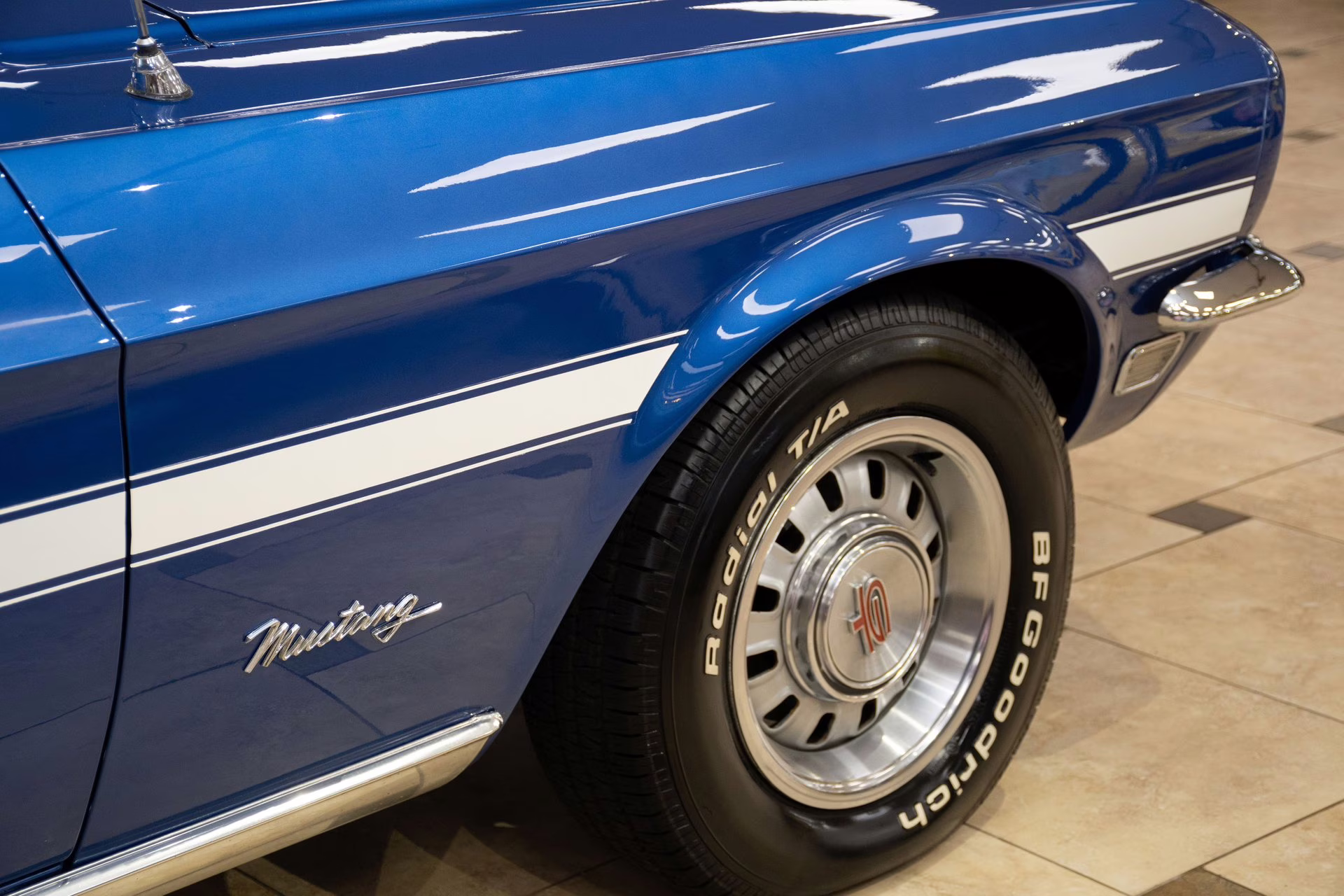 1968 Acapulco Blue Ford Mustang
