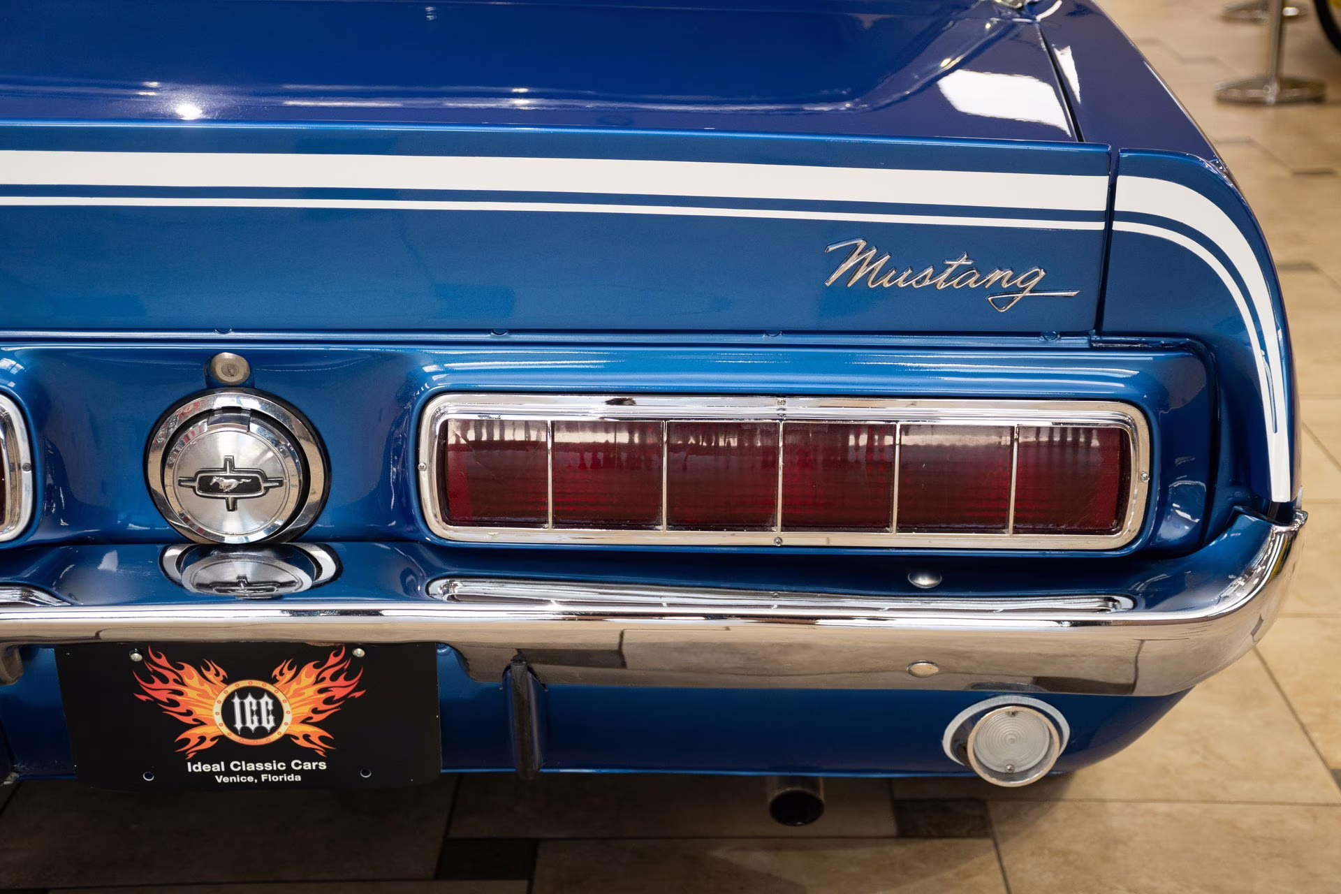 1968 Acapulco Blue Ford Mustang