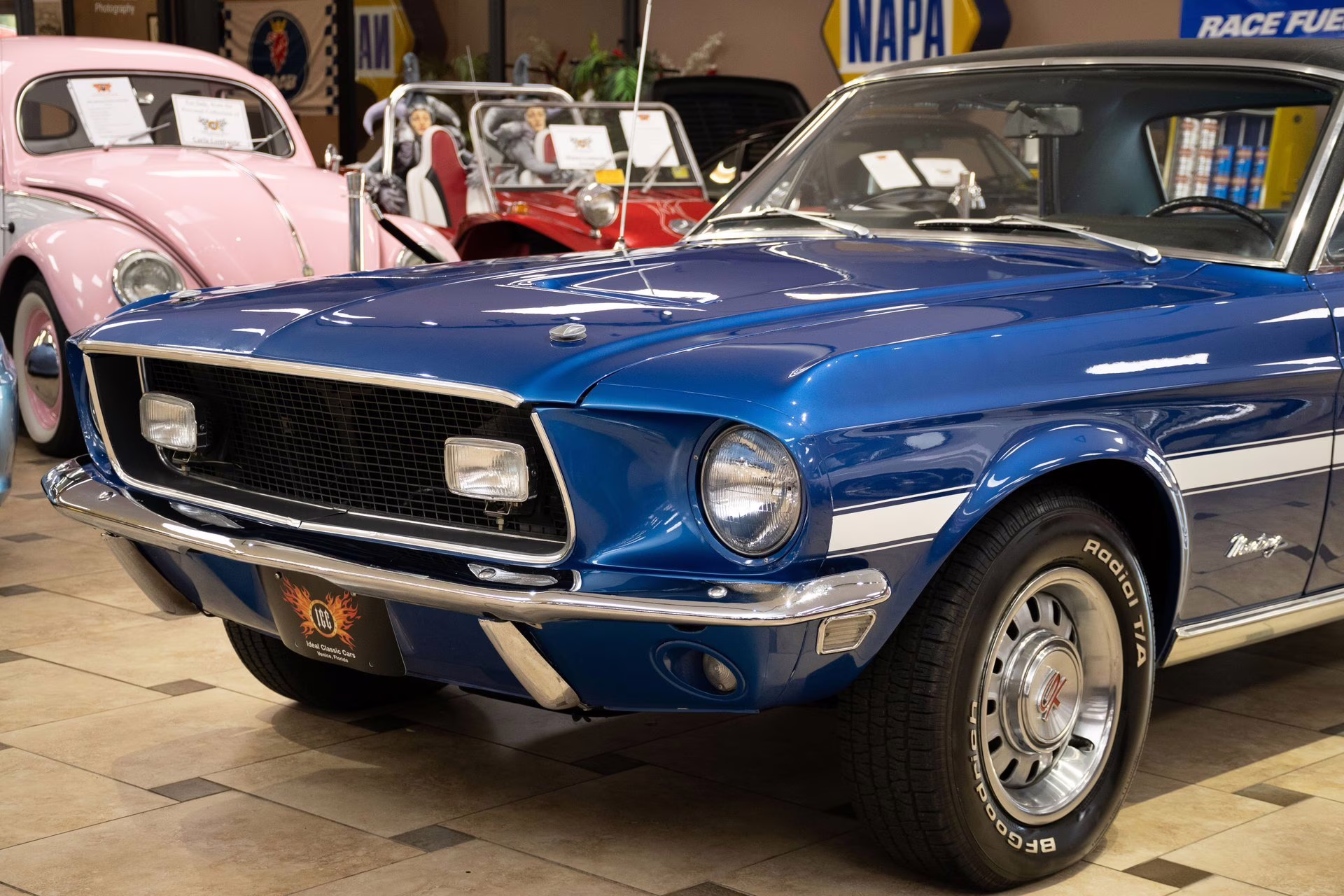 1968 Acapulco Blue Ford Mustang