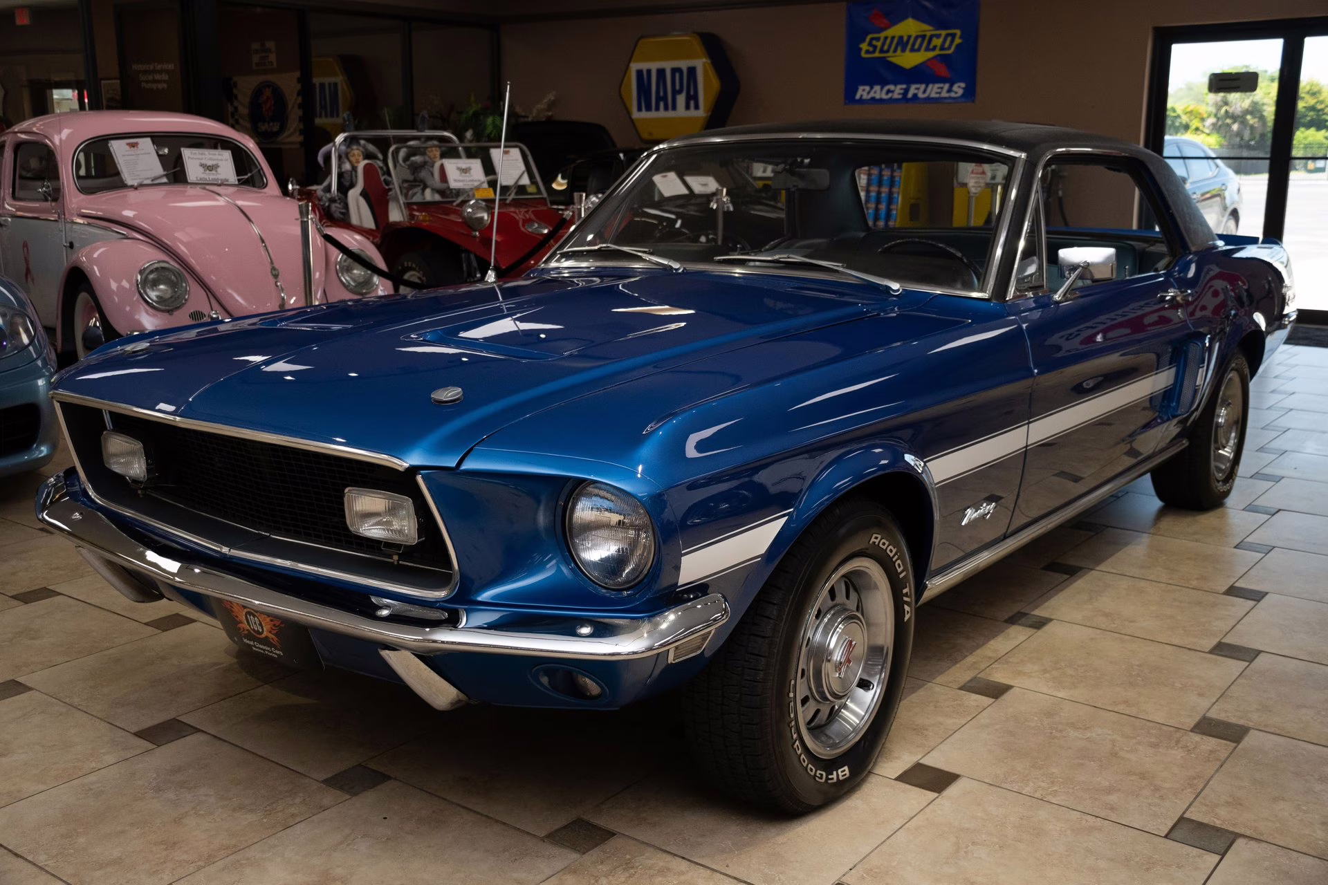 1968 Acapulco Blue Ford Mustang