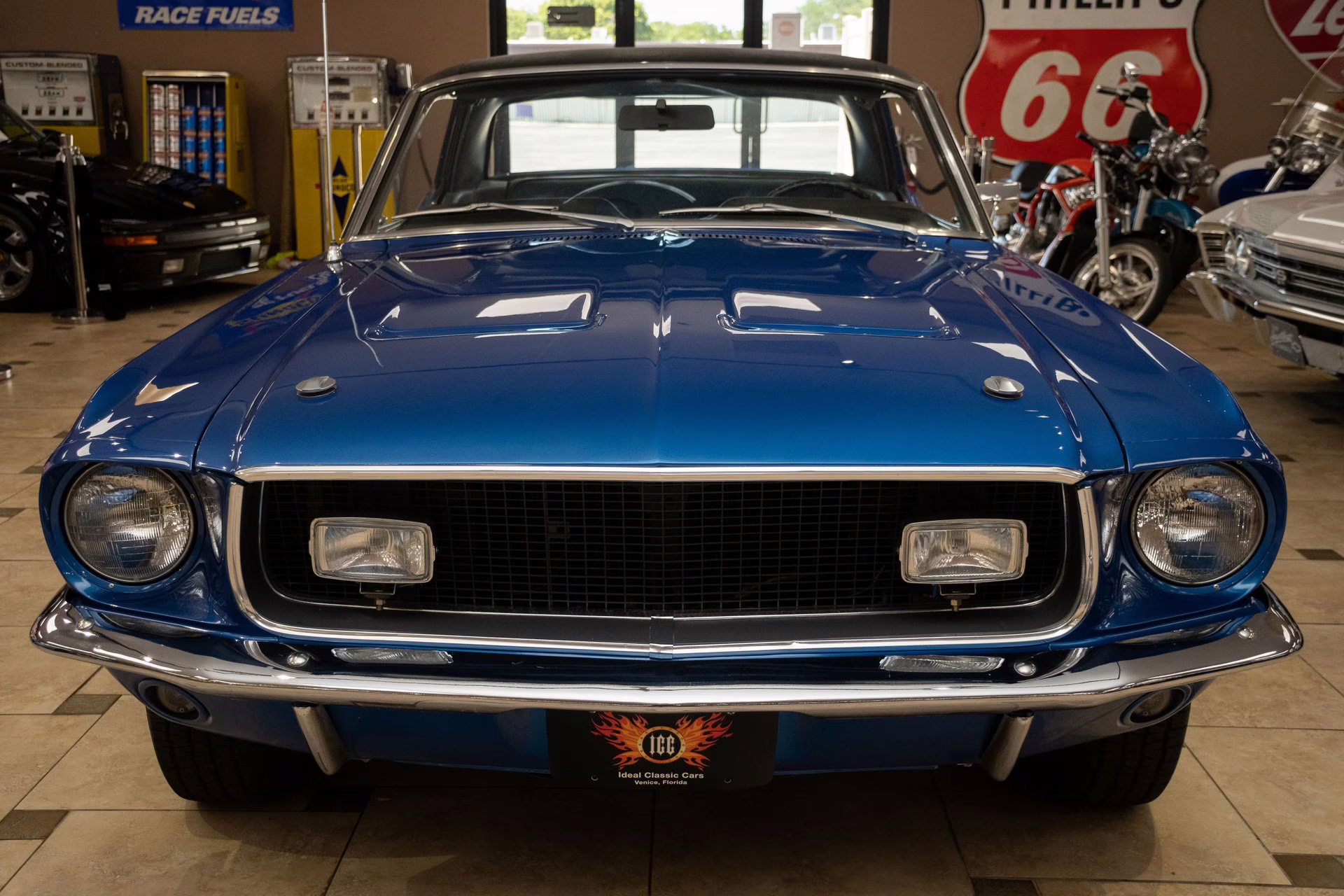 1968 Acapulco Blue Ford Mustang