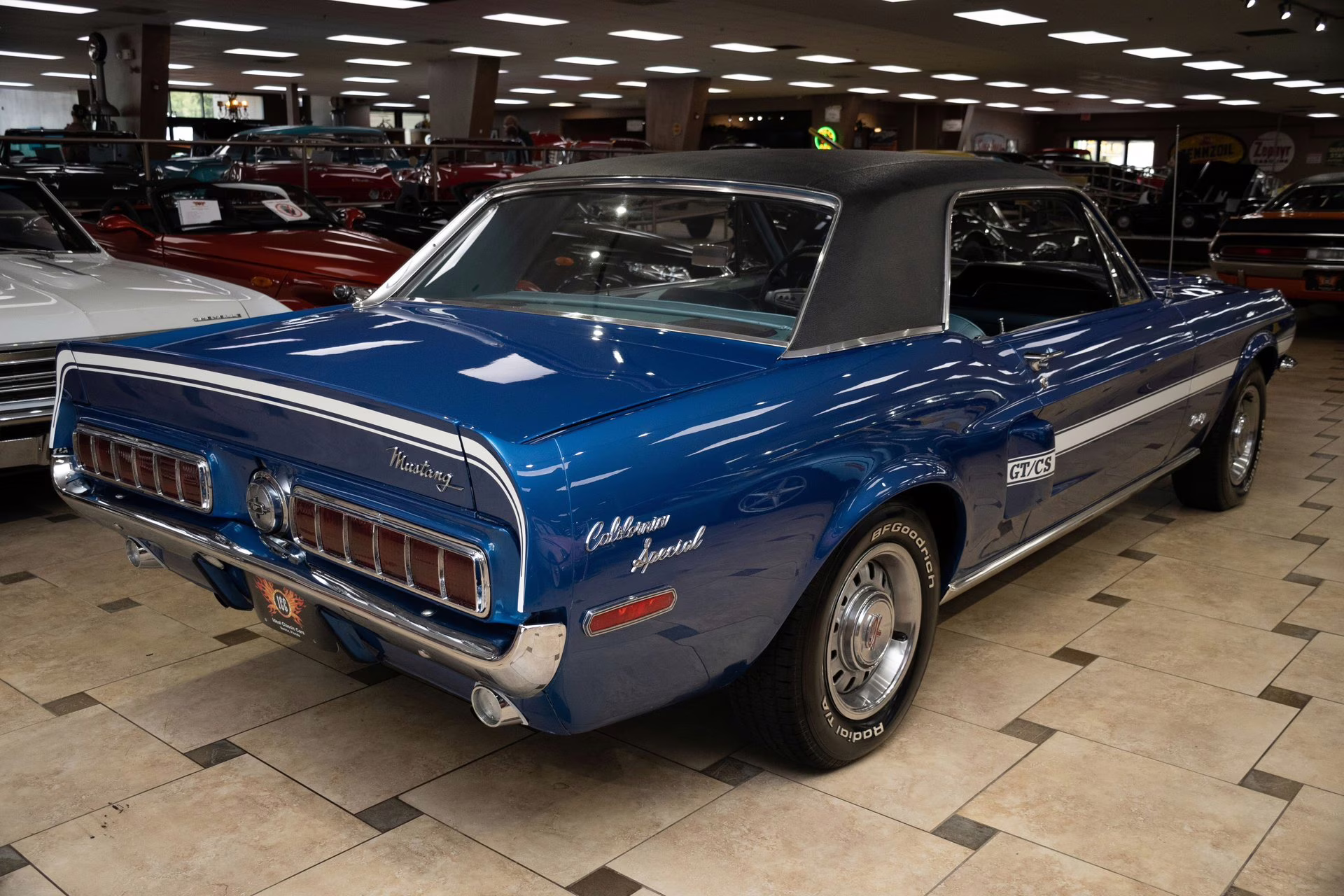 1968 Acapulco Blue Ford Mustang