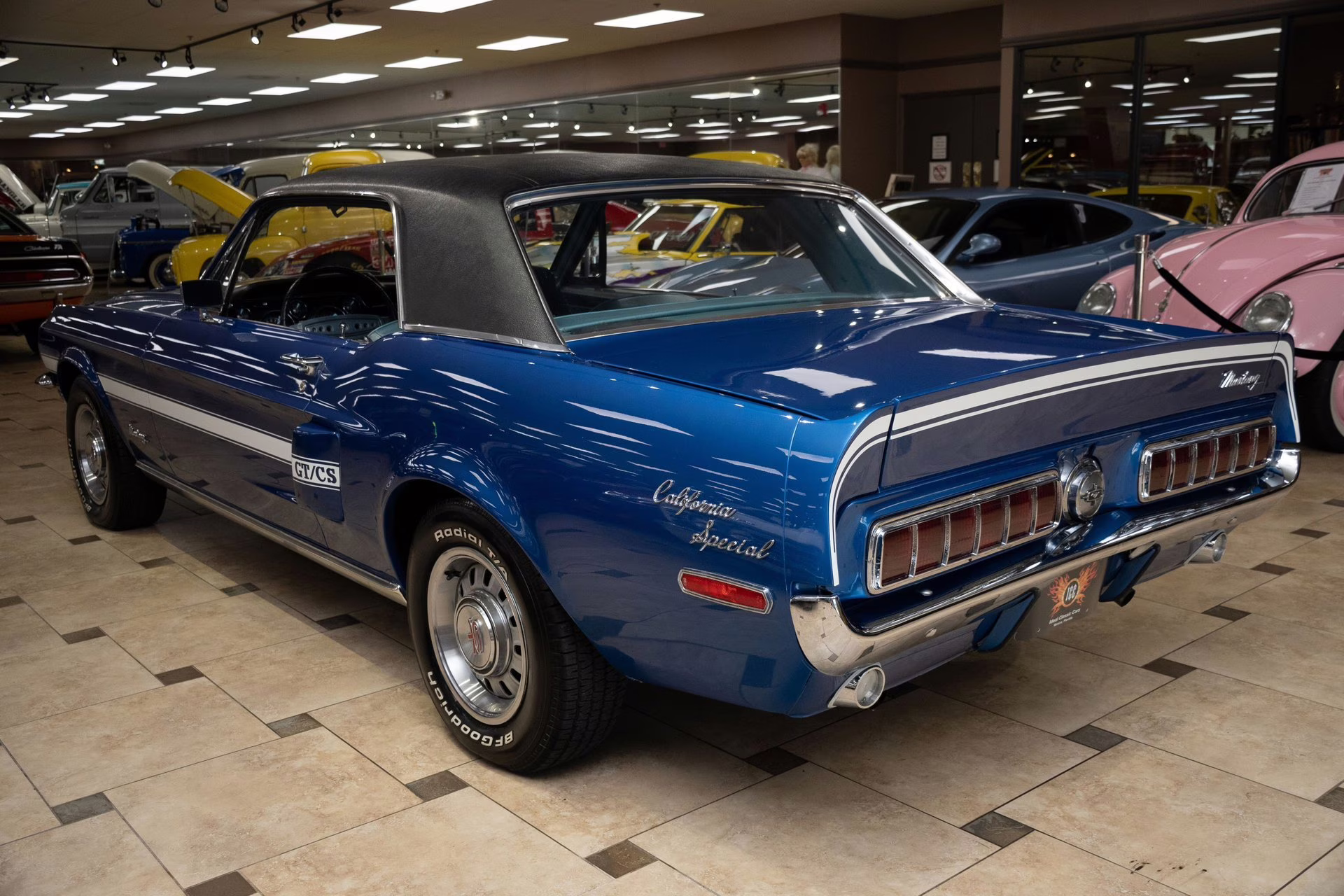 1968 Acapulco Blue Ford Mustang