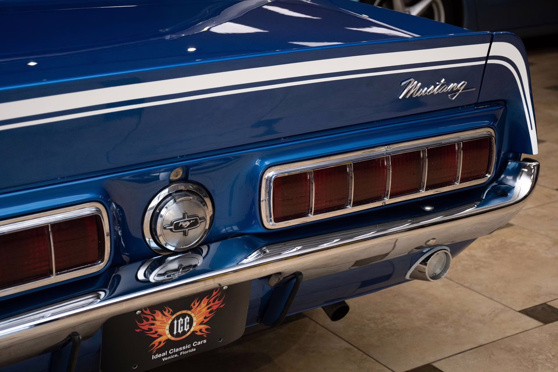 1968 Acapulco Blue Ford Mustang