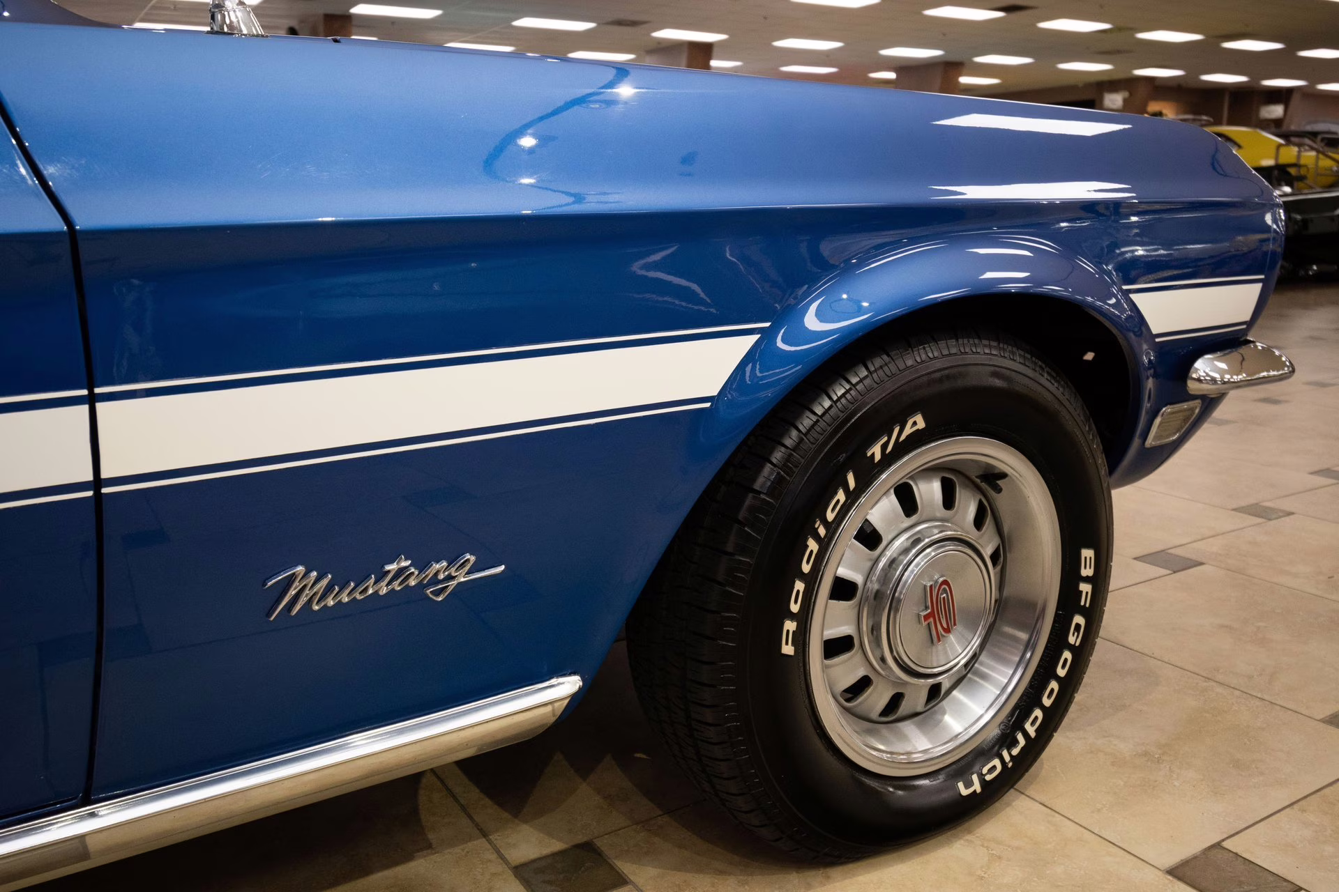 1968 Acapulco Blue Ford Mustang