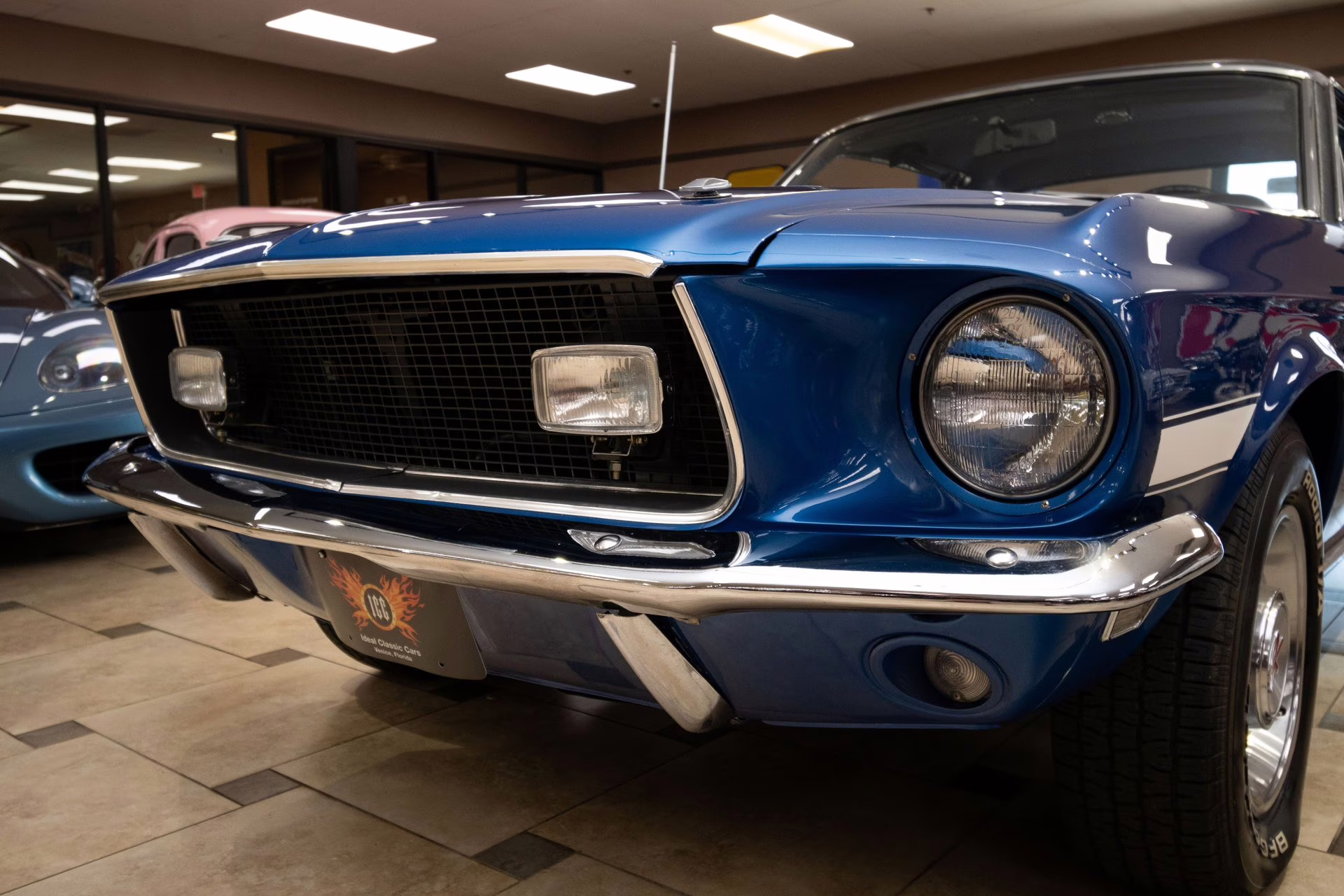 1968 Acapulco Blue Ford Mustang