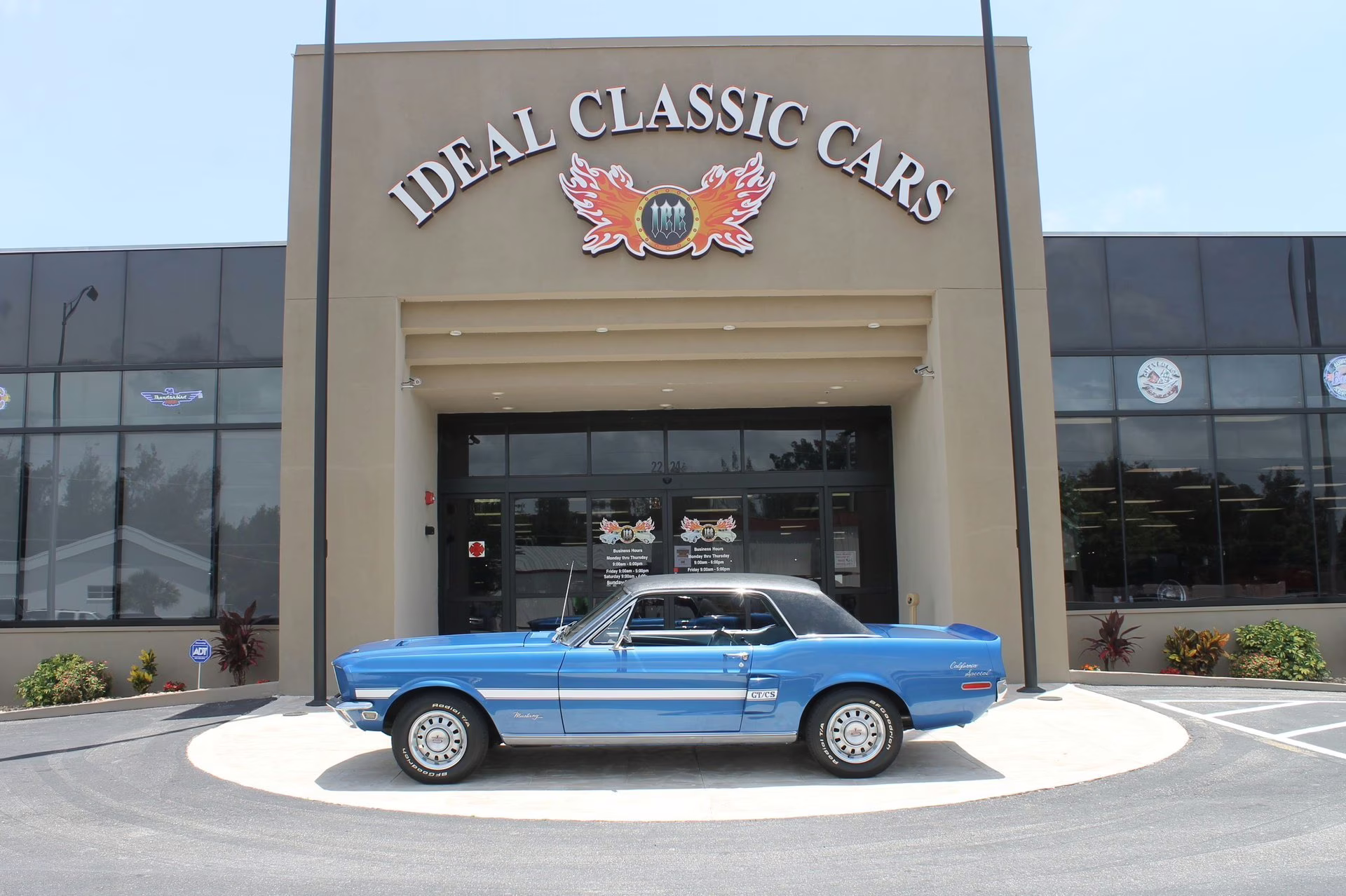 1968 Acapulco Blue Ford Mustang