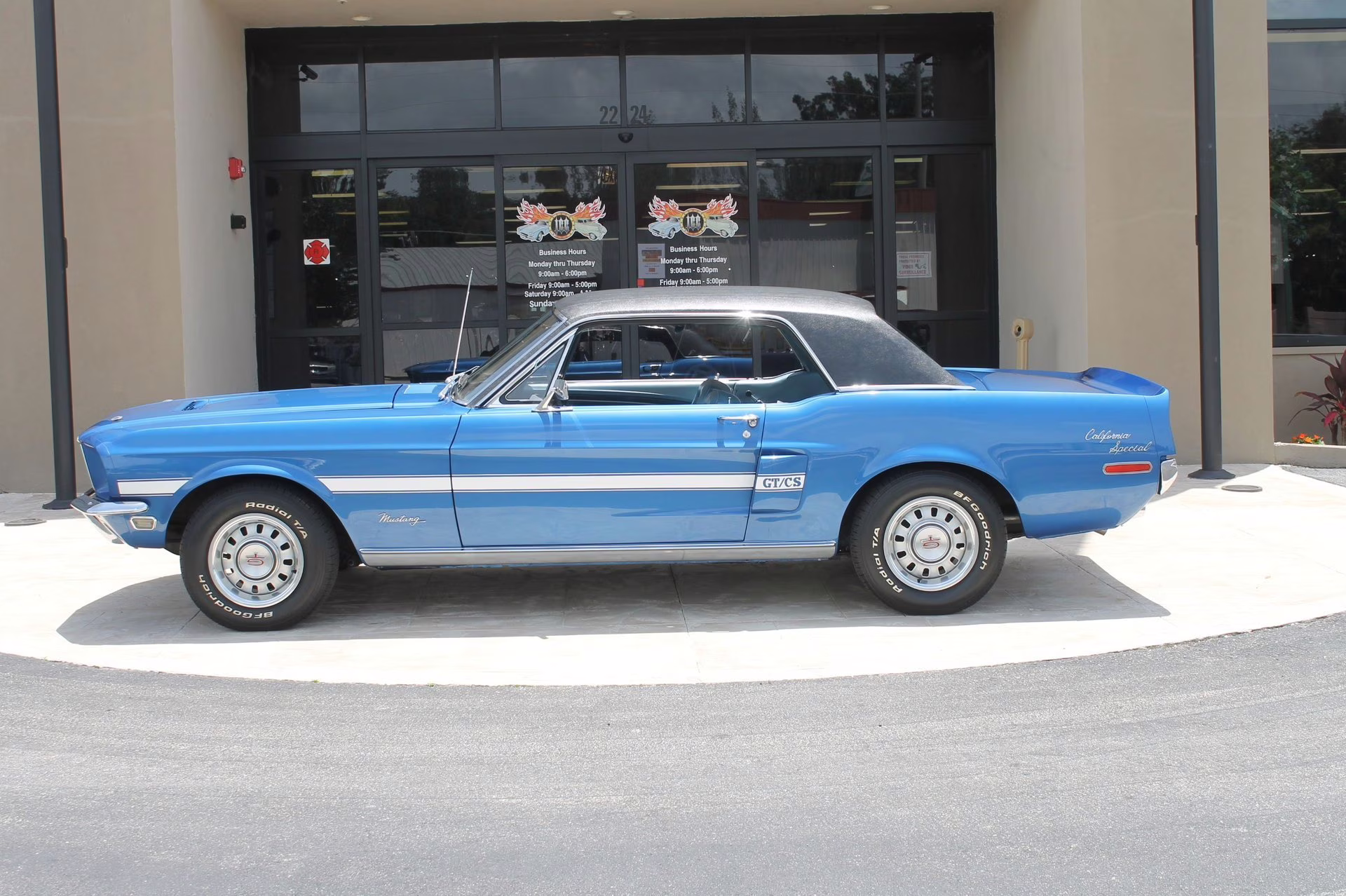 1968 Acapulco Blue Ford Mustang
