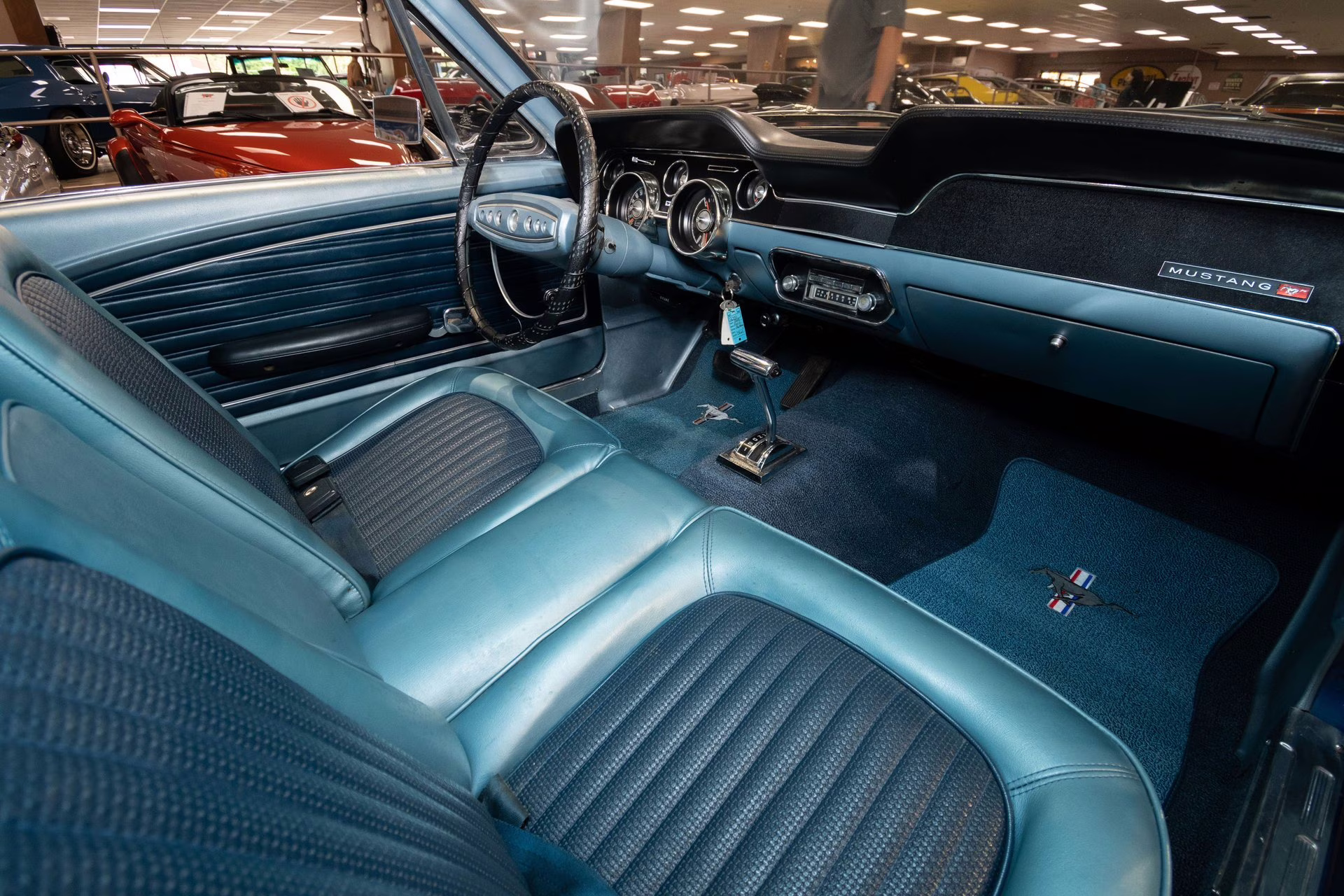 1968 Acapulco Blue Ford Mustang