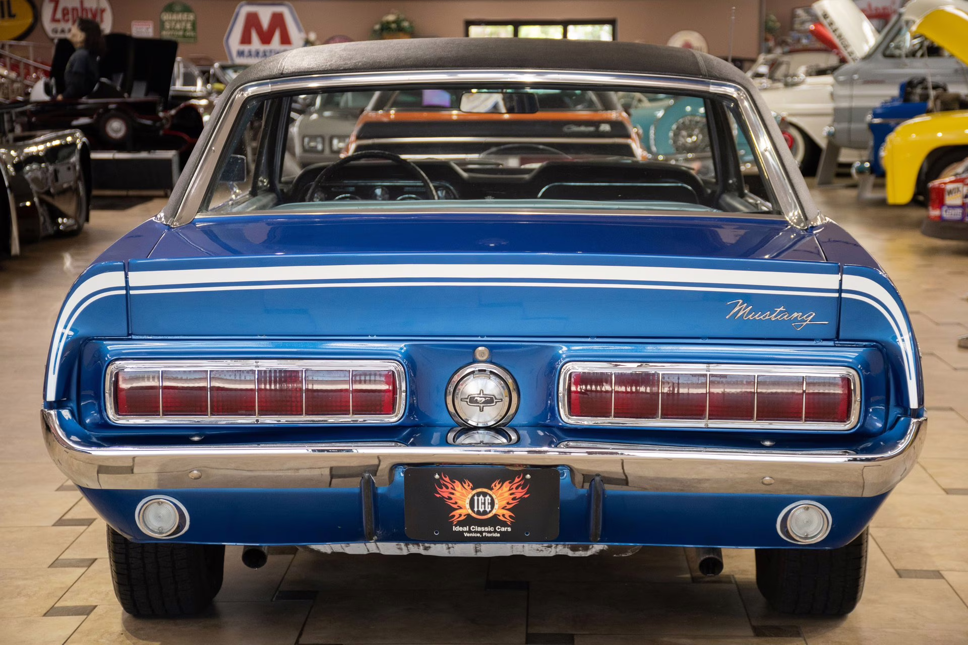 1968 Acapulco Blue Ford Mustang