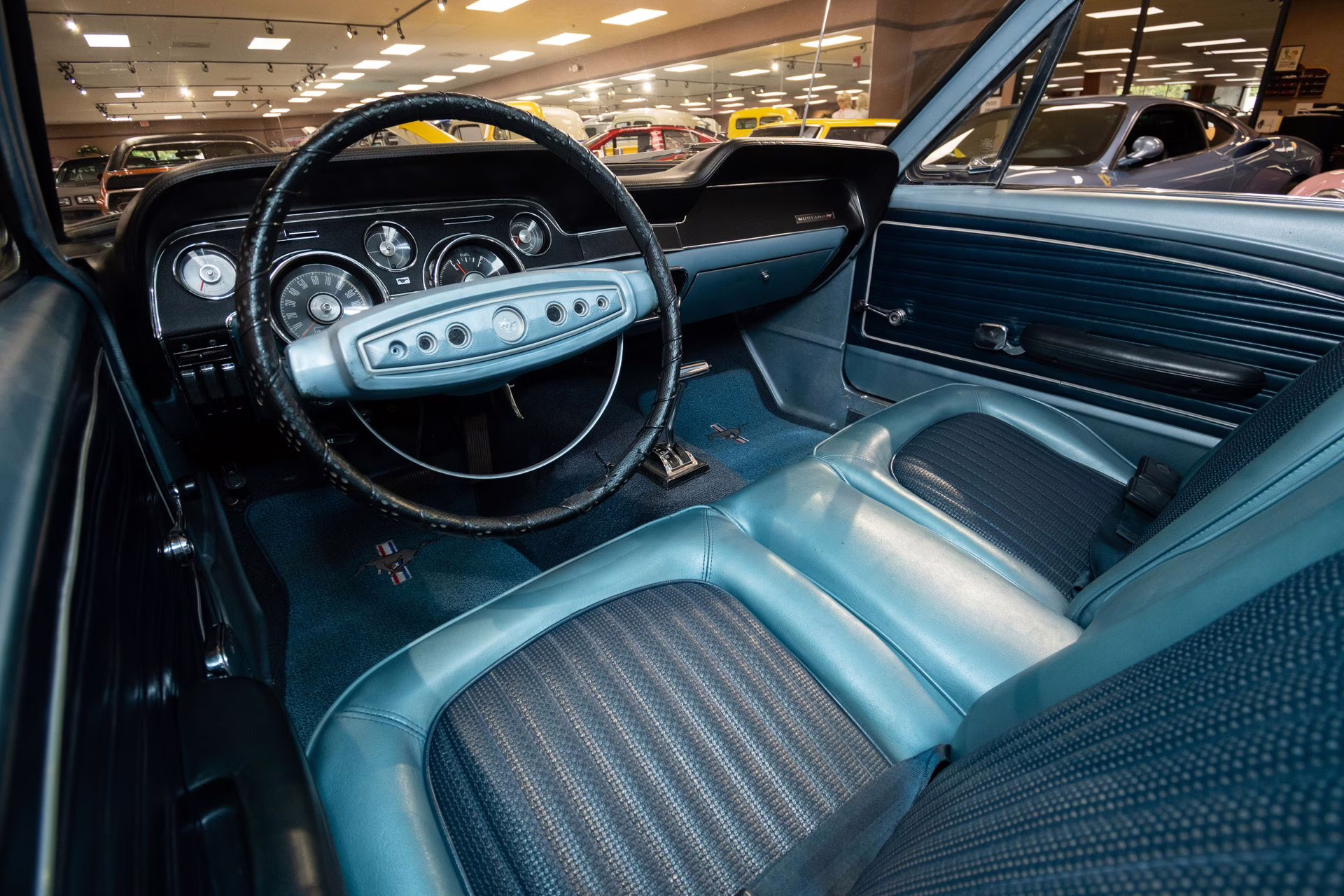 1968 Acapulco Blue Ford Mustang