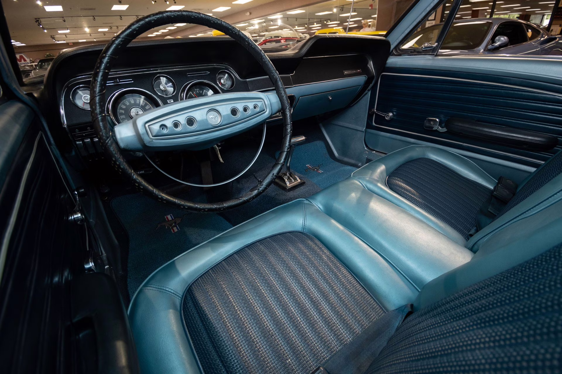 1968 Acapulco Blue Ford Mustang