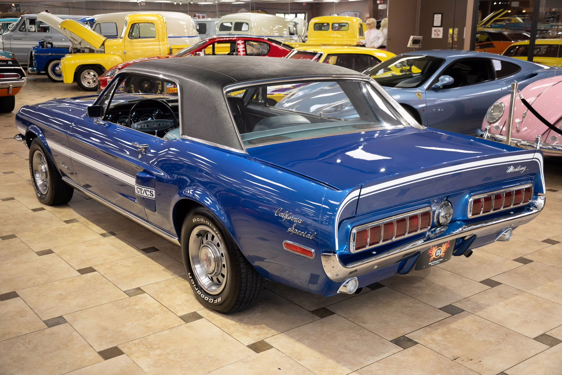 1968 Acapulco Blue Ford Mustang