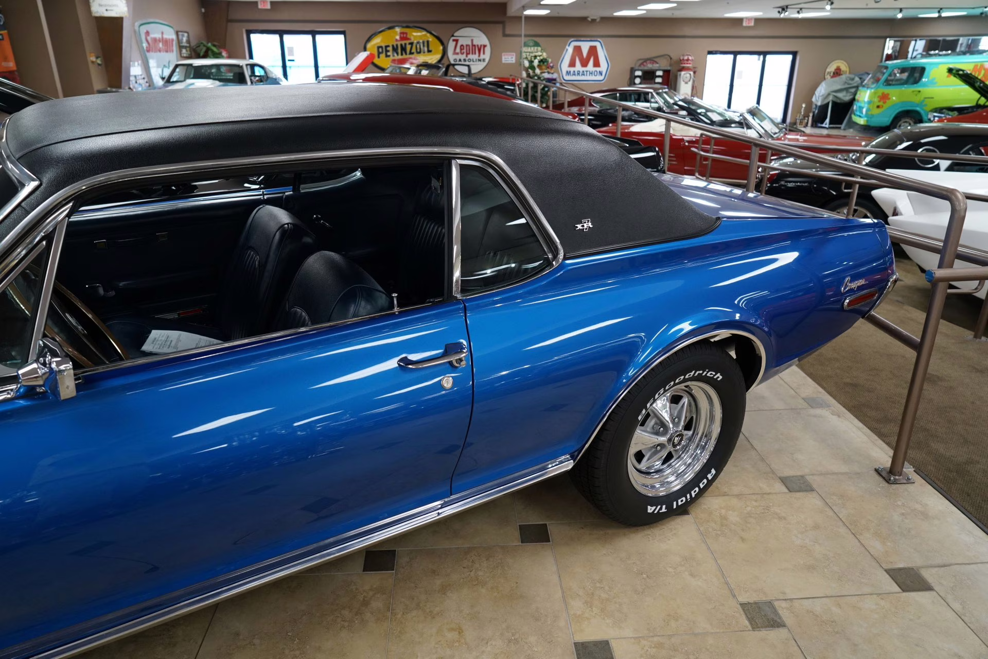 1968 Nordic Blue Mercury Cougar