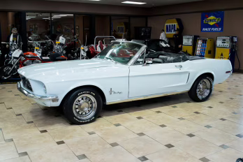 1968 Diamond Blue Ford Mustang