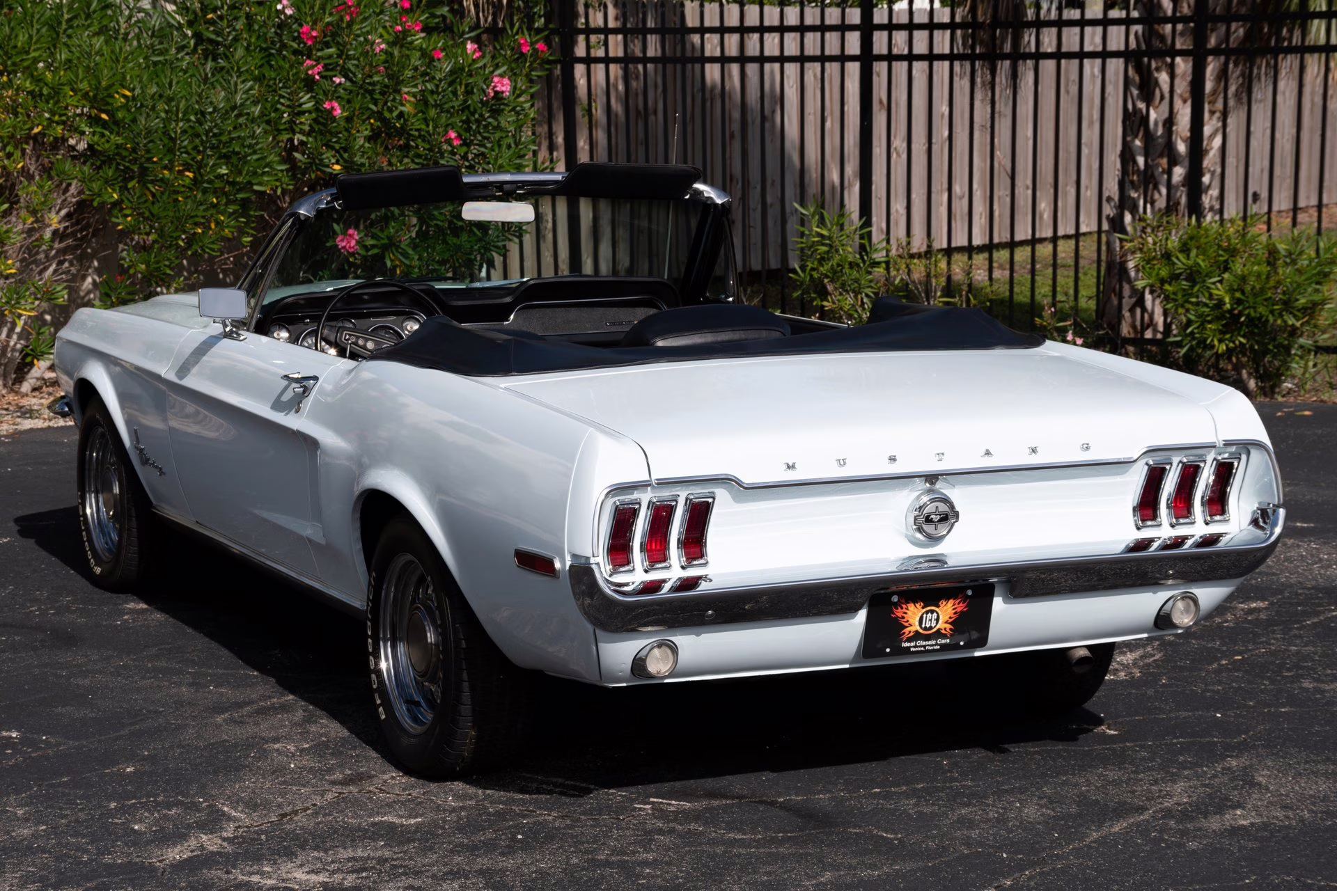 1968 Diamond Blue Ford Mustang