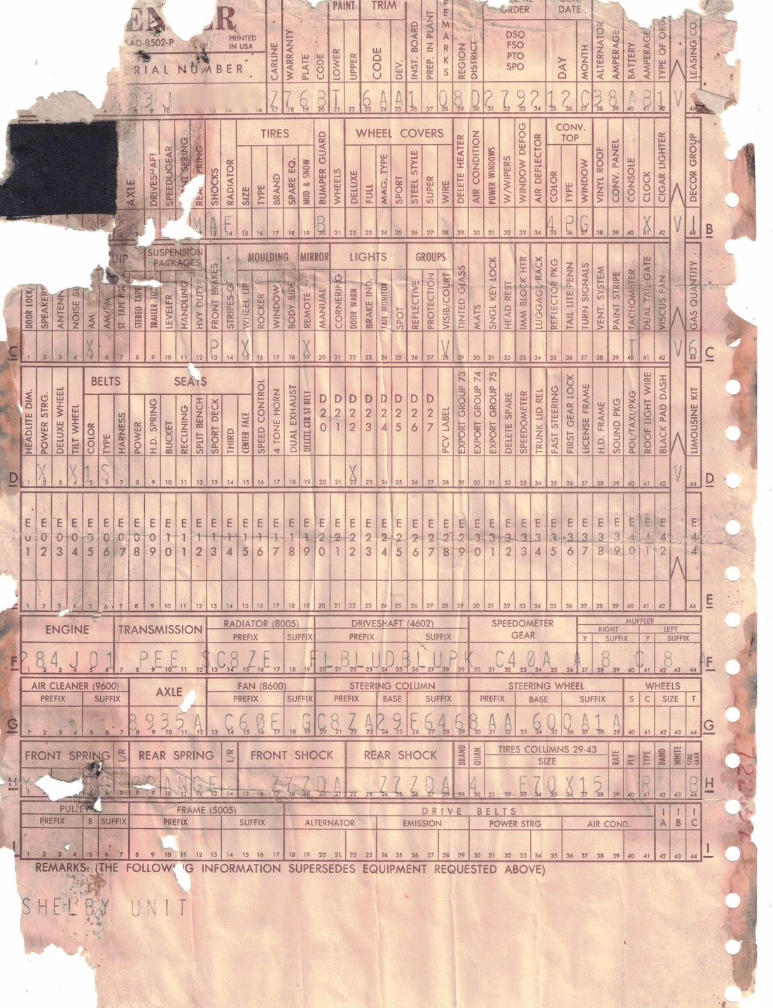 1968 Candyapple Red Shelby GT350