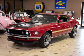 1969 Candy Apple Red Ford Mustang